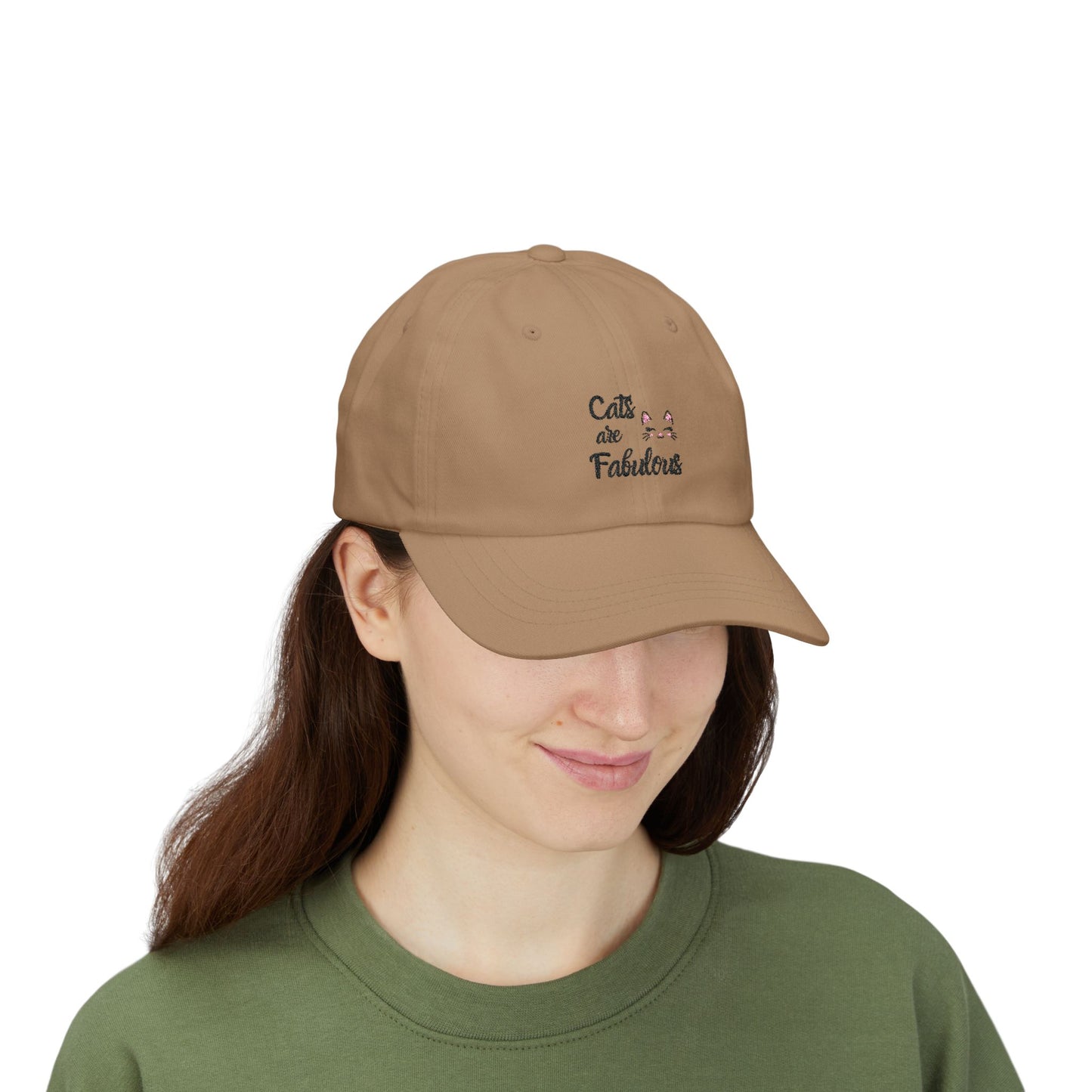 Embroidered Classic Dad Cap – Cats are Fabulous