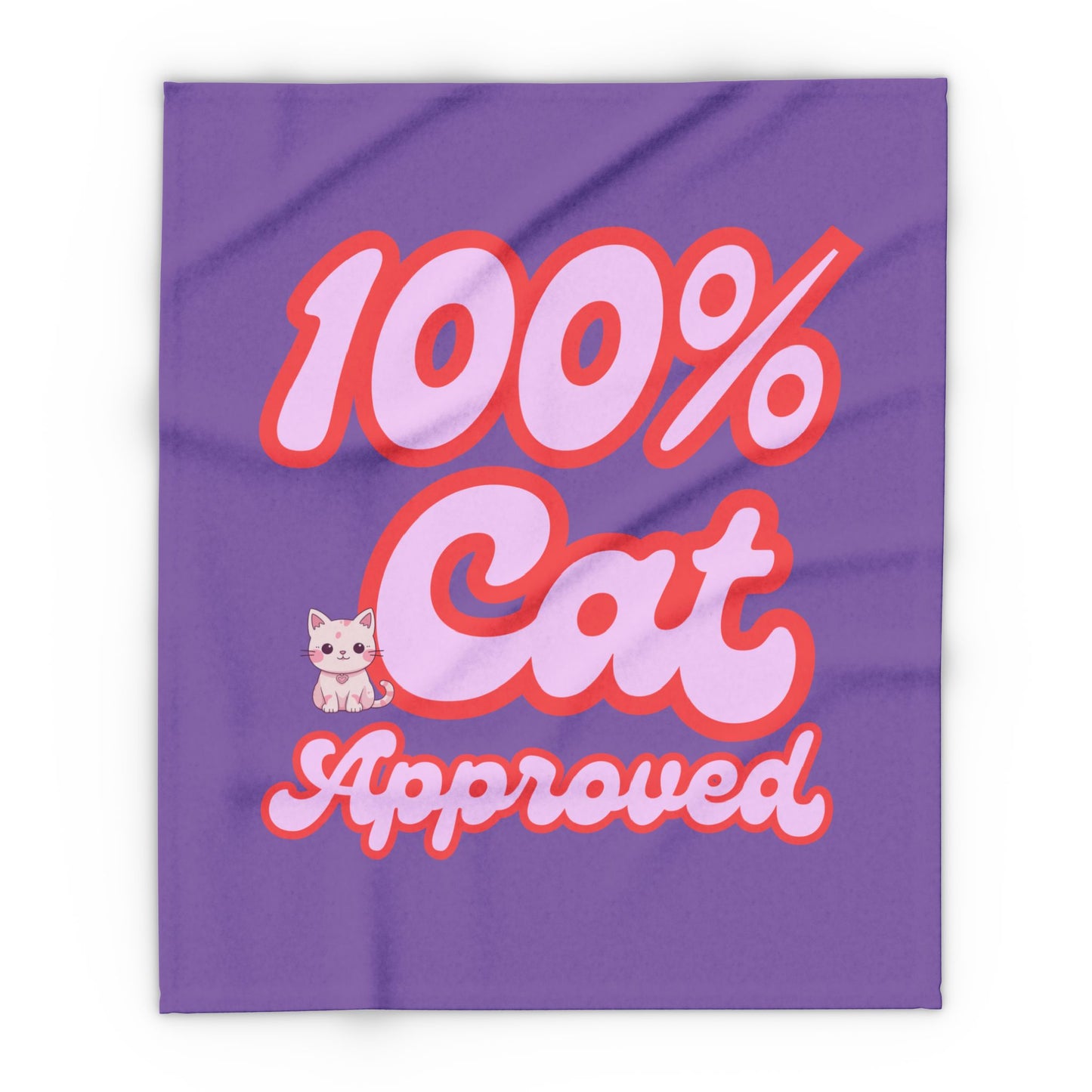 Arctic Fleece Blanket - 100% Cat Approved Print