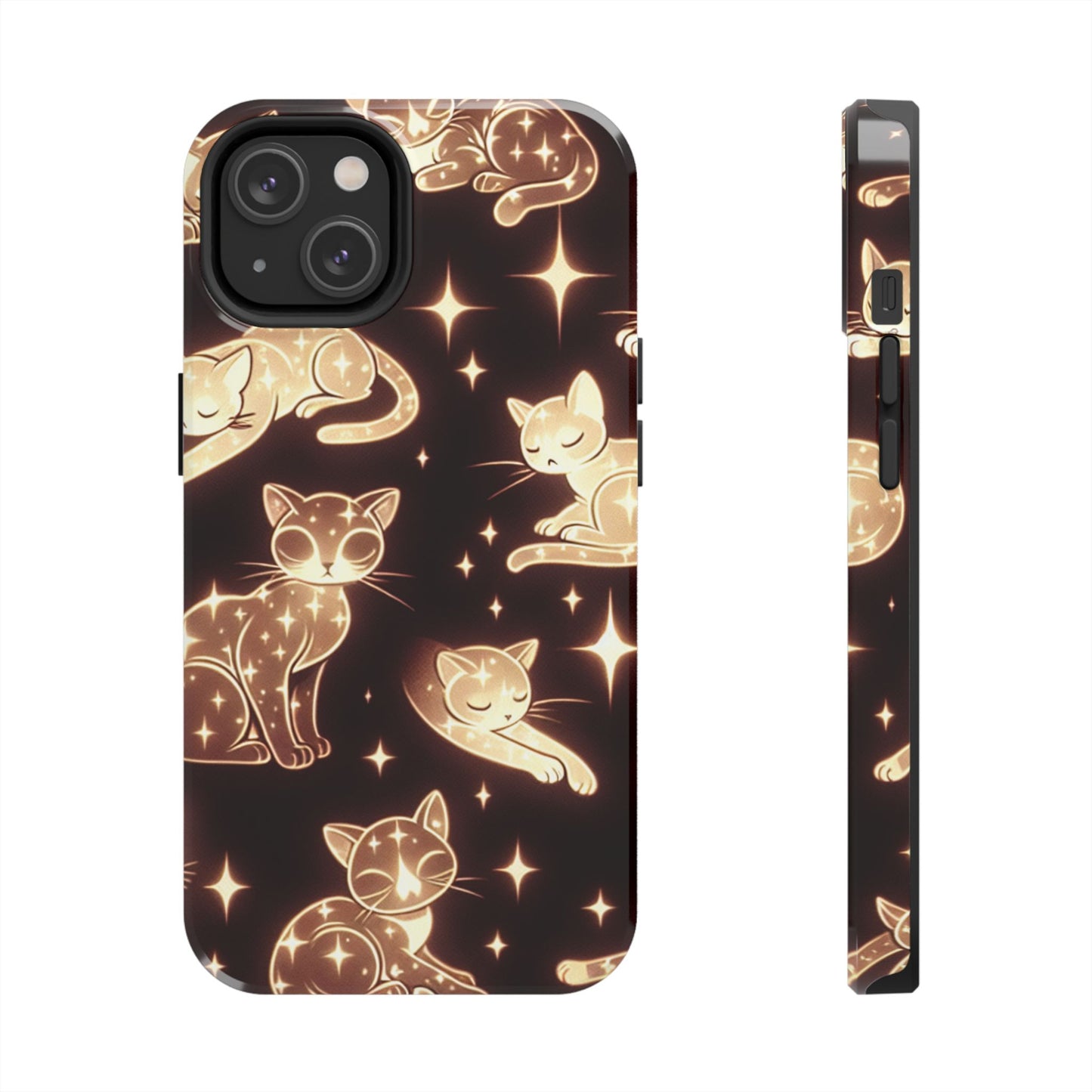 Gold Cats Phone Case