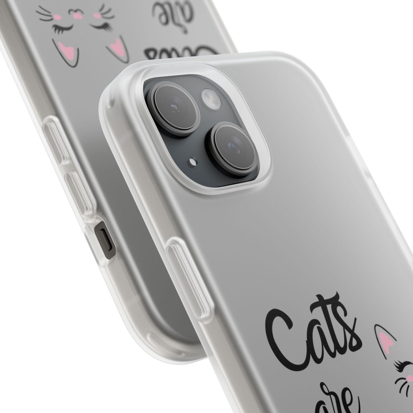 Flexi Phone Case with Cats are Fabulous print