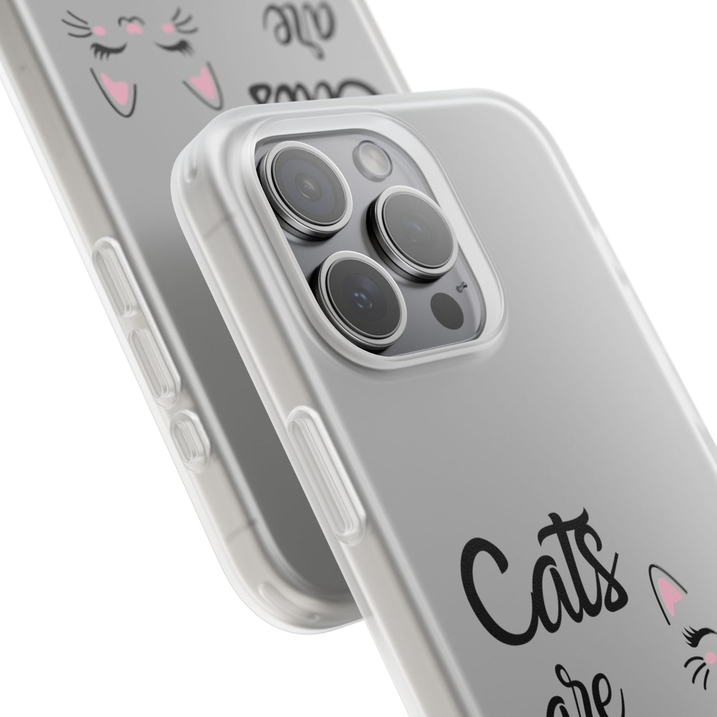 Flexi Phone Case with Cats are Fabulous print