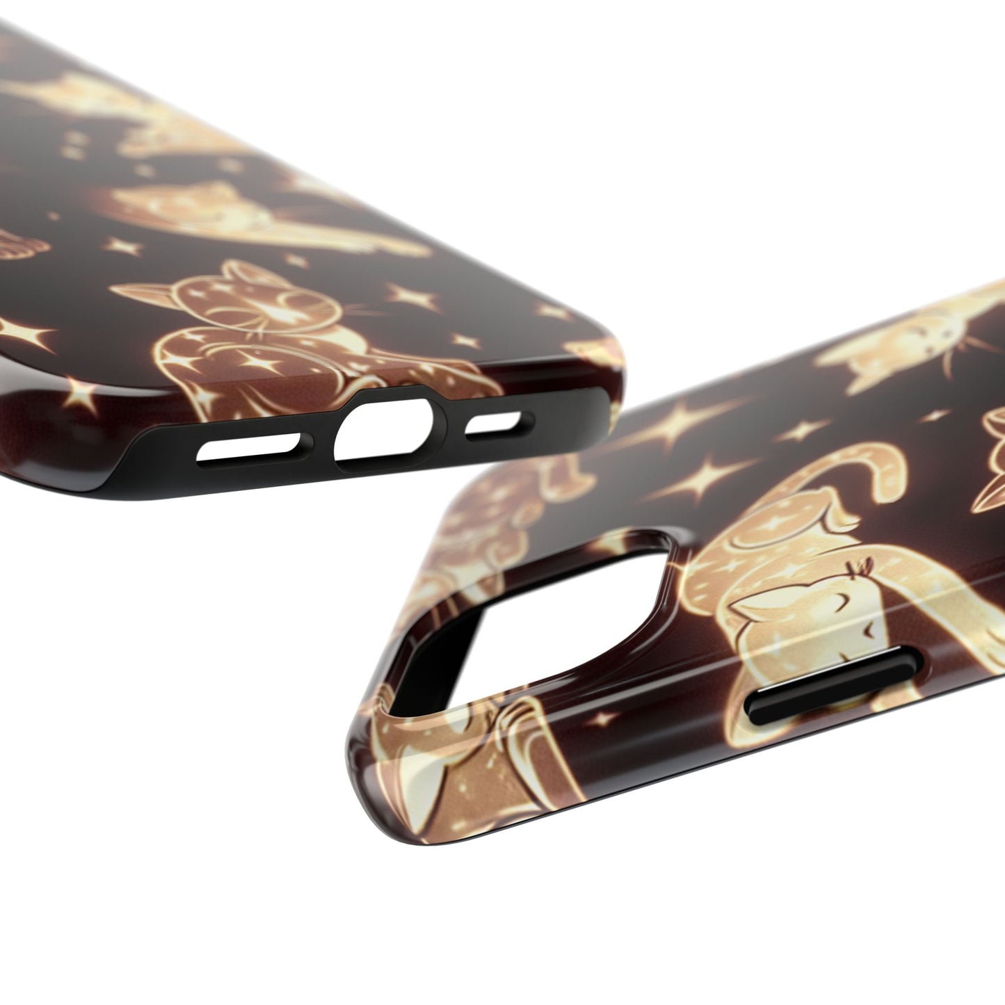 Gold Cats Phone Case