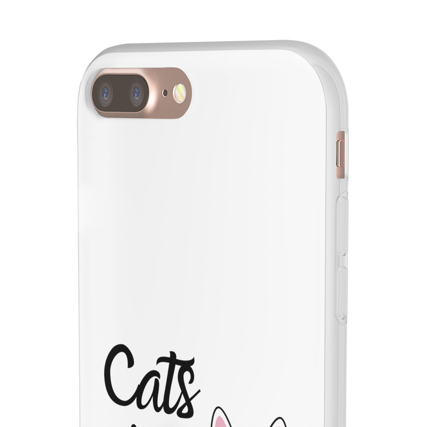 Flexi Phone Case with Cats are Fabulous print