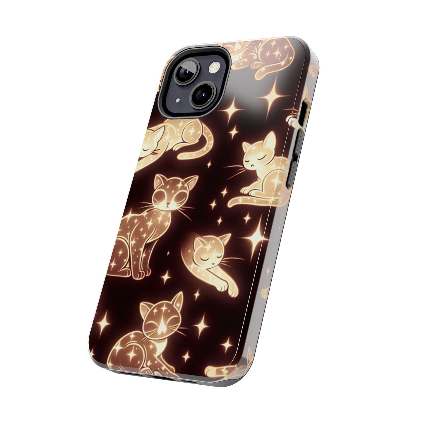 Gold Cats Phone Case