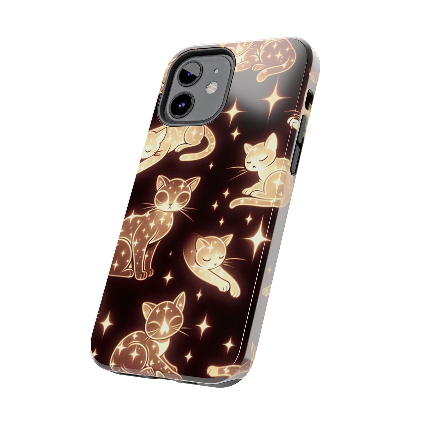 Gold Cats Phone Case