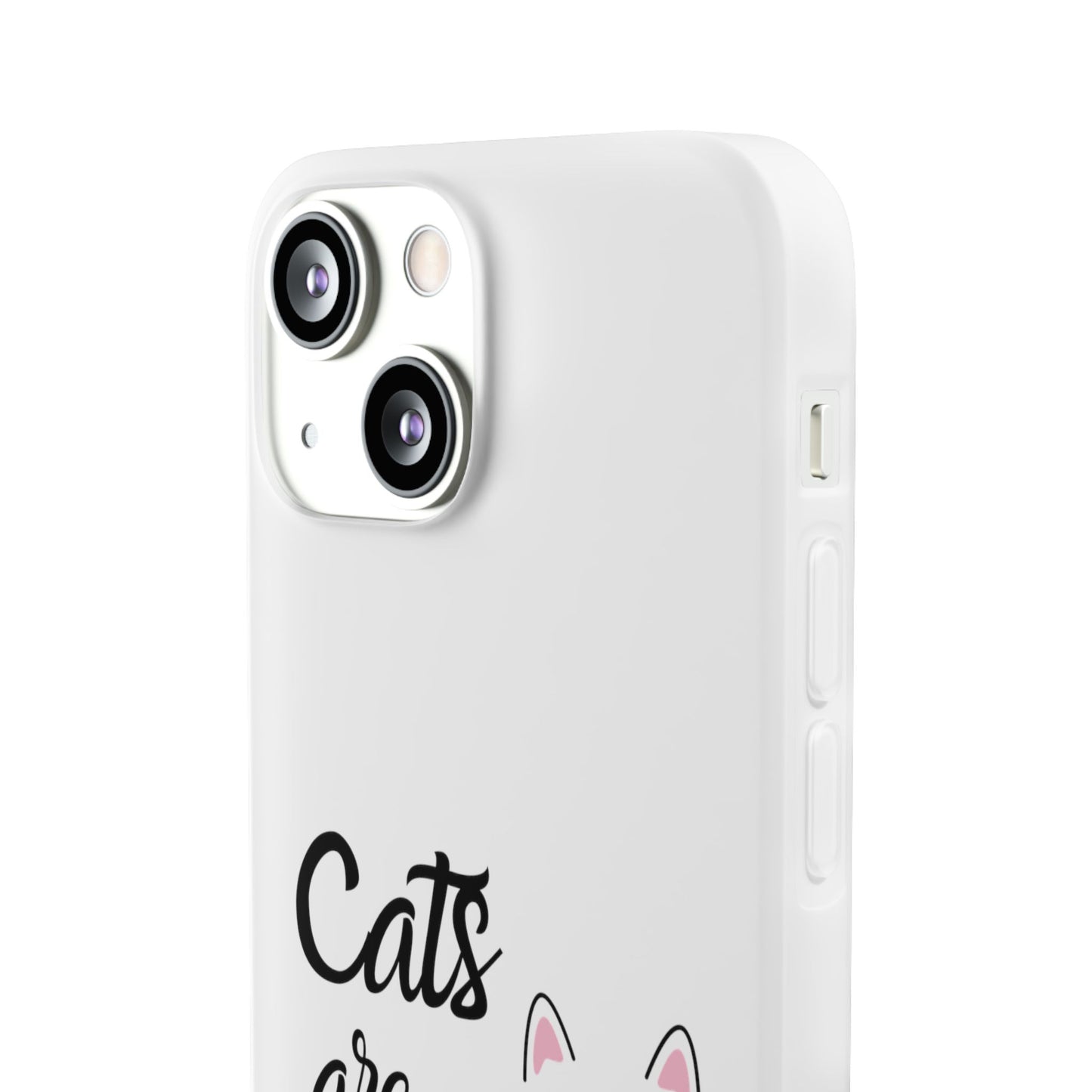 Flexi Phone Case with Cats are Fabulous print