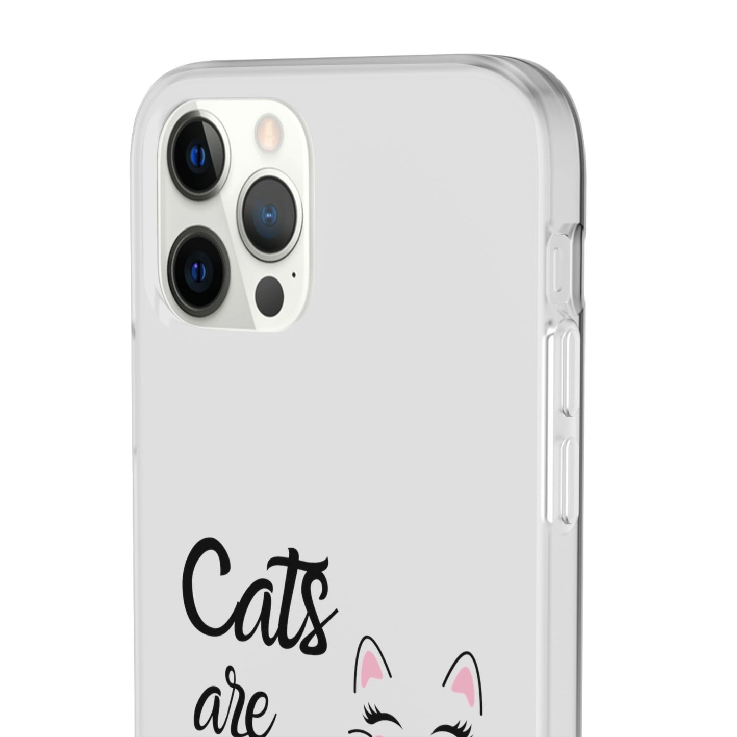 Flexi Phone Case with Cats are Fabulous print