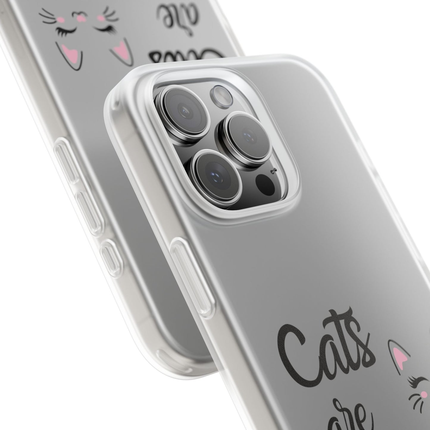 Flexi Phone Case with Cats are Fabulous print