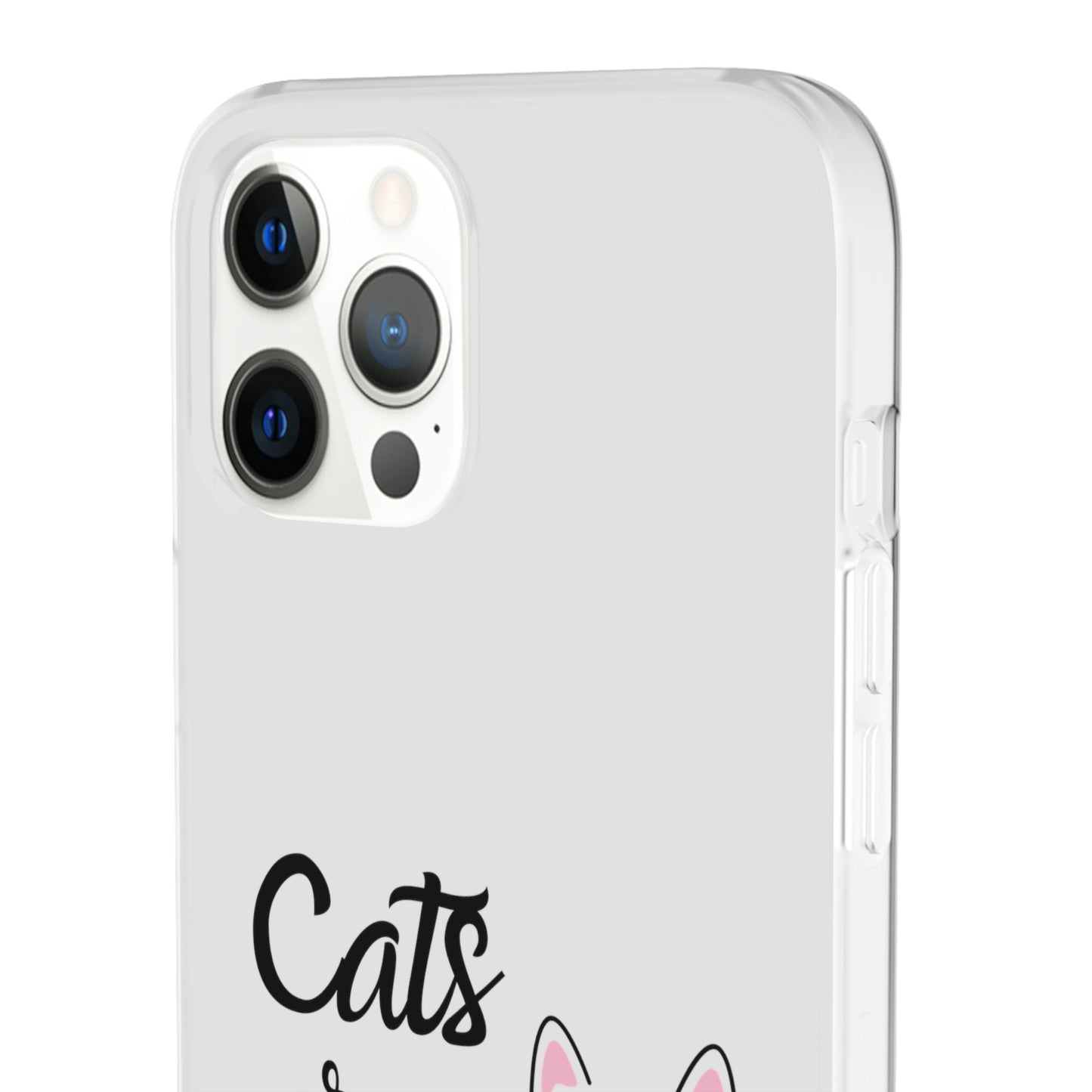 Flexi Phone Case with Cats are Fabulous print