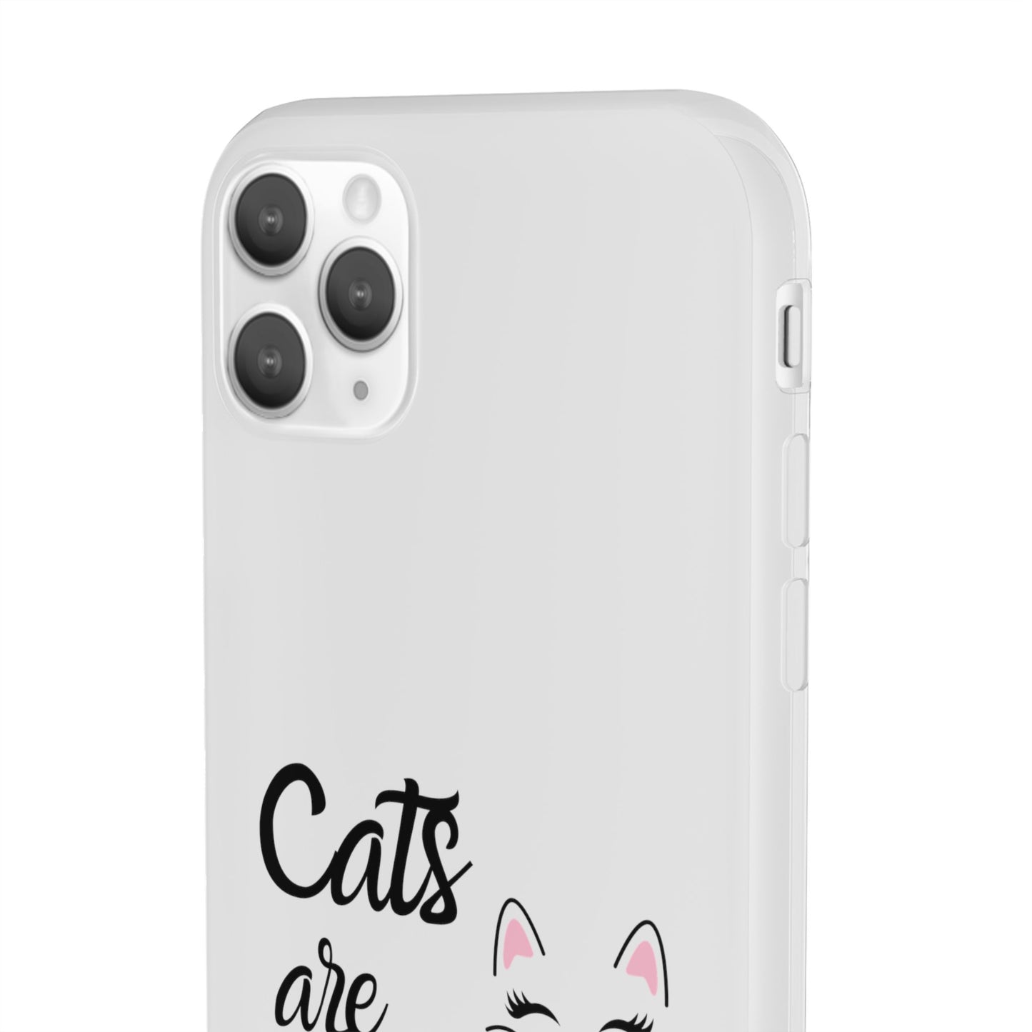 Flexi Phone Case with Cats are Fabulous print