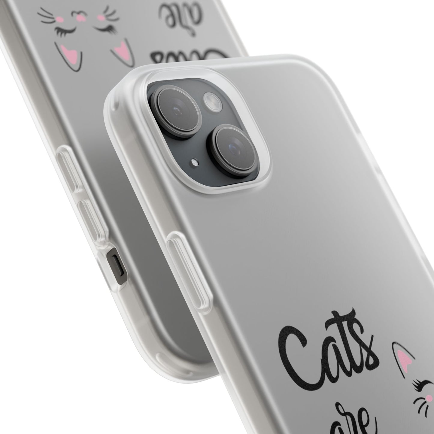 Flexi Phone Case with Cats are Fabulous print