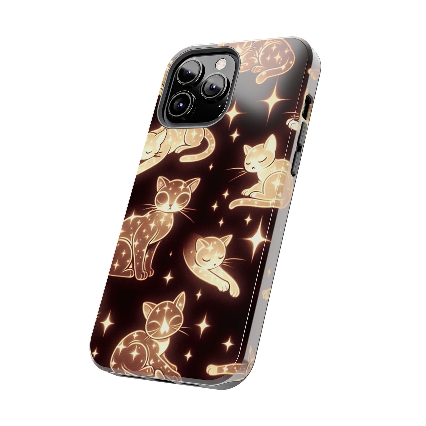 Gold Cats Phone Case