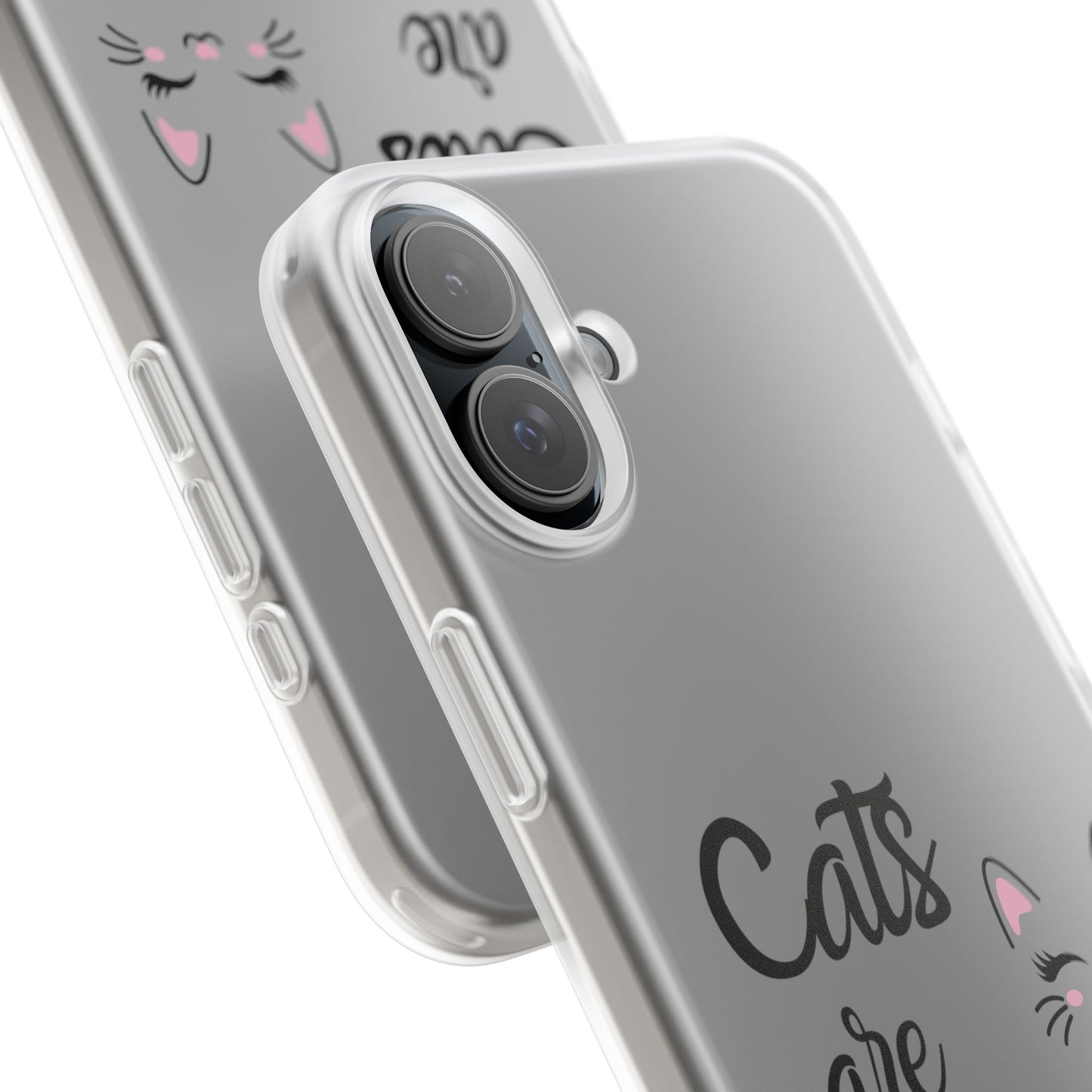 Flexi Phone Case with Cats are Fabulous print