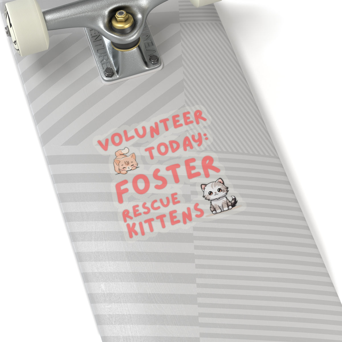 Foster Rescue Kittens Kiss-Cut Sticker