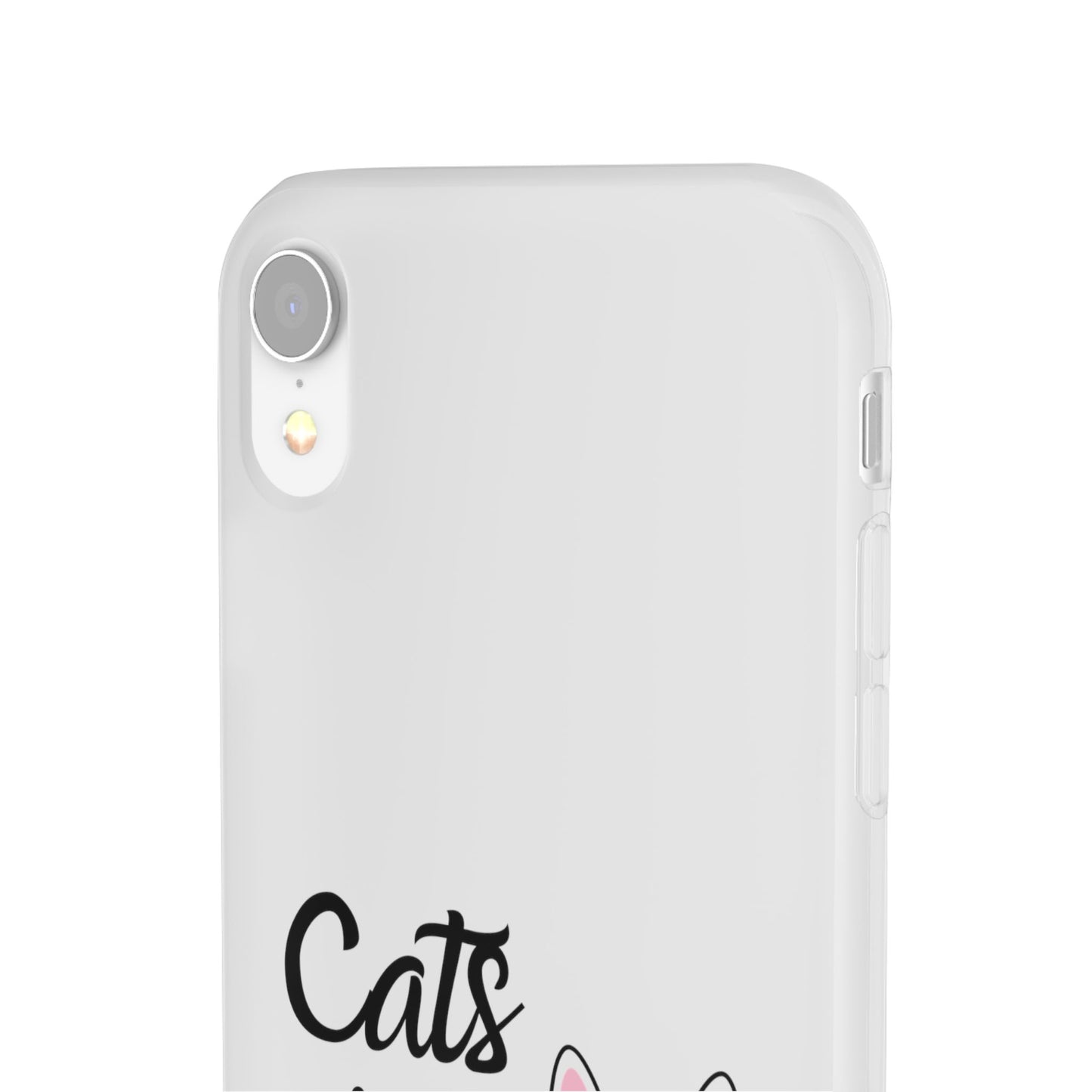 Flexi Phone Case with Cats are Fabulous print