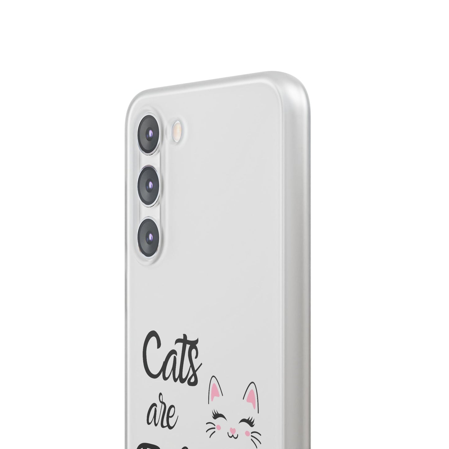 Flexi Phone Case with Cats are Fabulous print