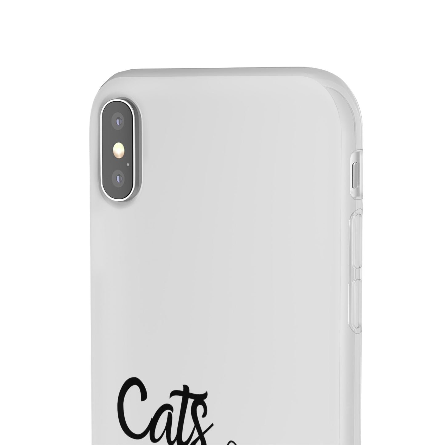 Flexi Phone Case with Cats are Fabulous print