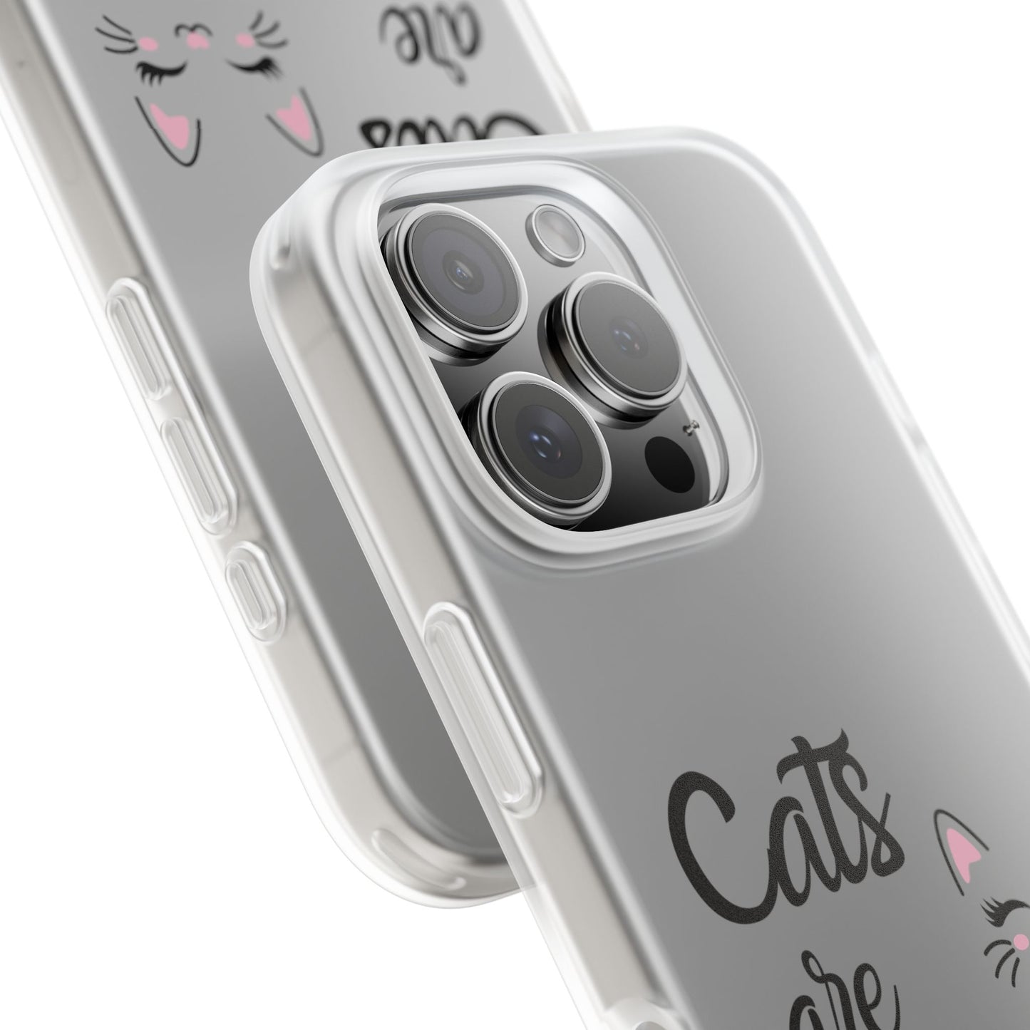 Flexi Phone Case with Cats are Fabulous print