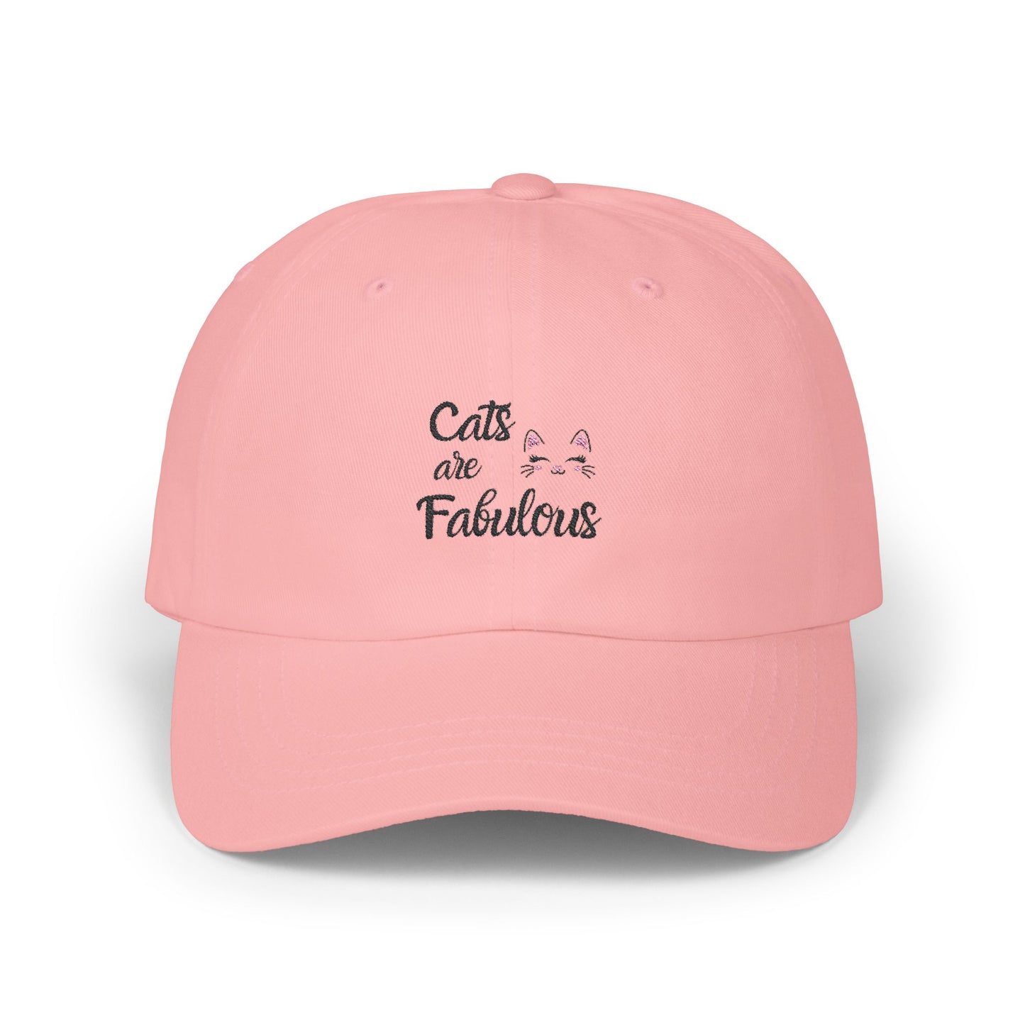 Embroidered Classic Dad Cap – Cats are Fabulous