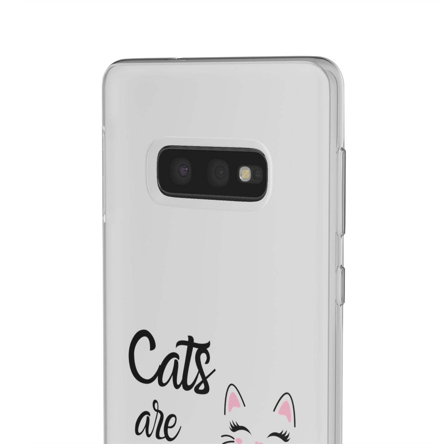 Flexi Phone Case with Cats are Fabulous print