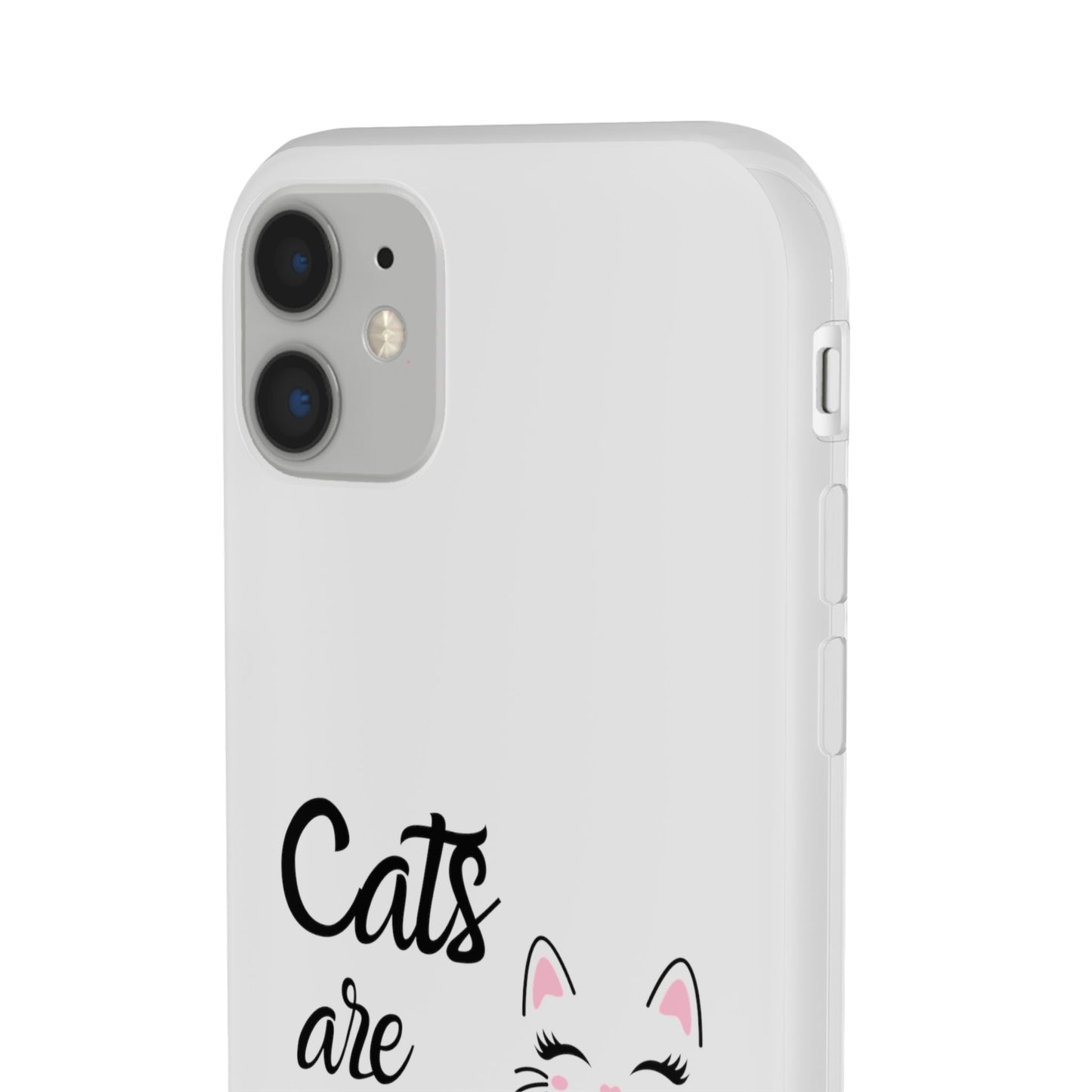 Flexi Phone Case with Cats are Fabulous print