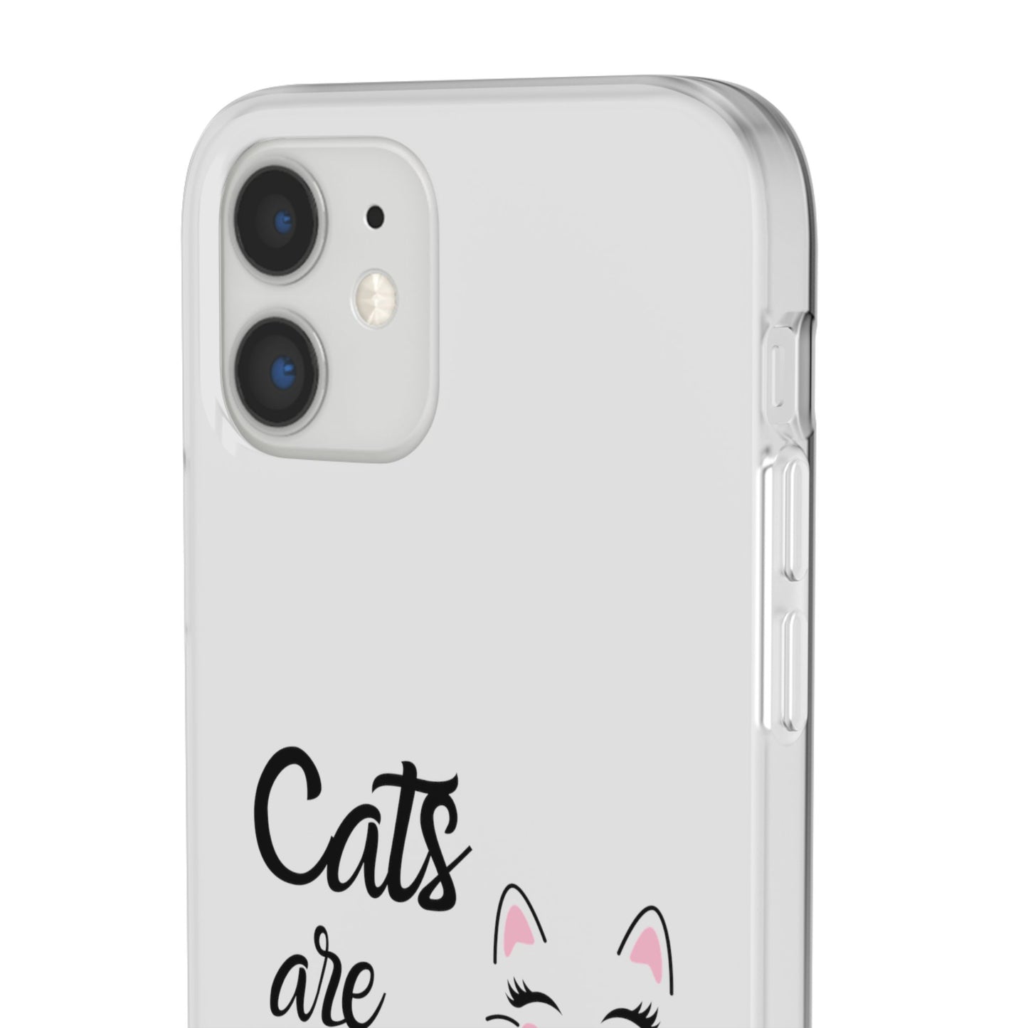 Flexi Phone Case with Cats are Fabulous print