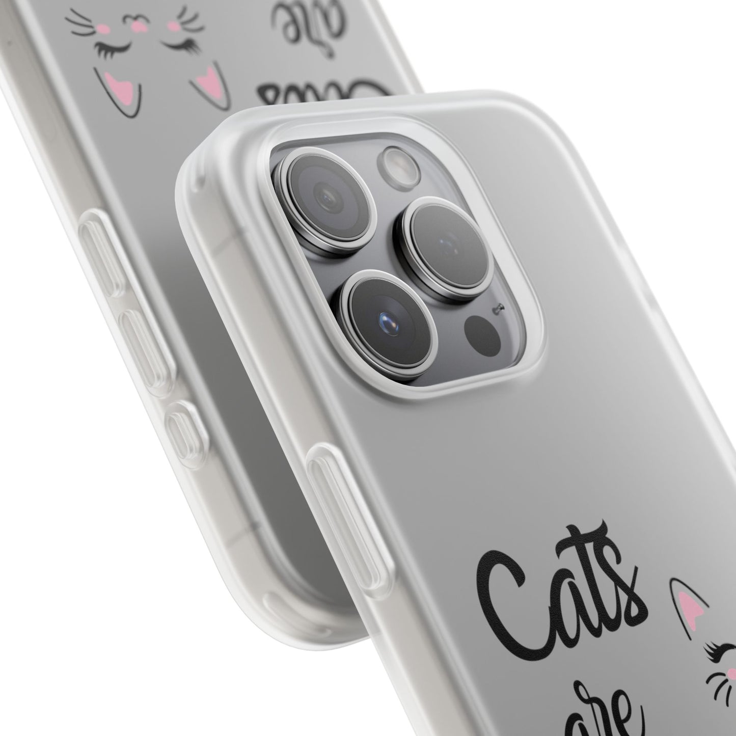 Flexi Phone Case with Cats are Fabulous print