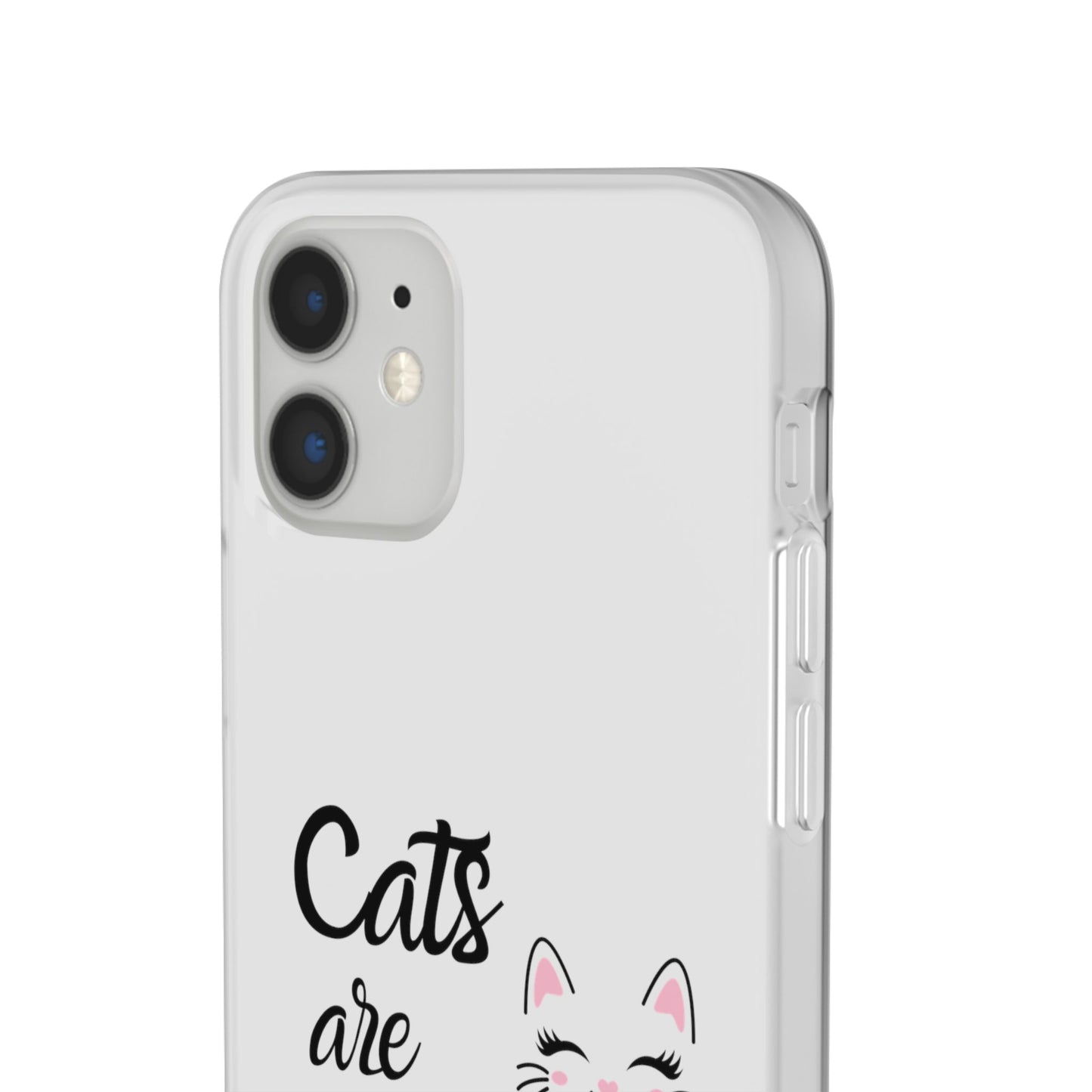 Flexi Phone Case with Cats are Fabulous print