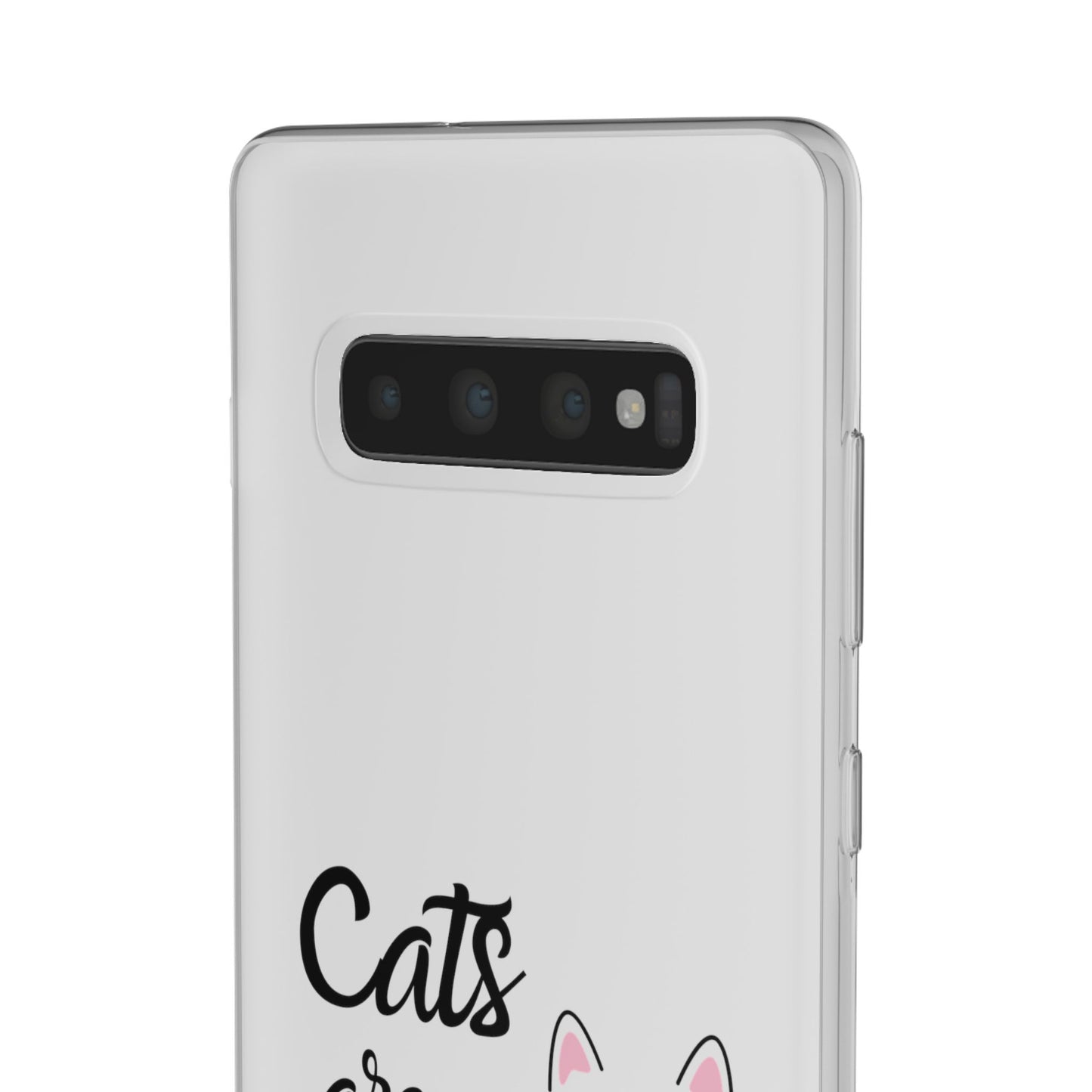 Flexi Phone Case with Cats are Fabulous print