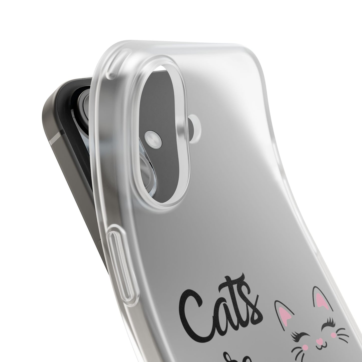 Flexi Phone Case with Cats are Fabulous print