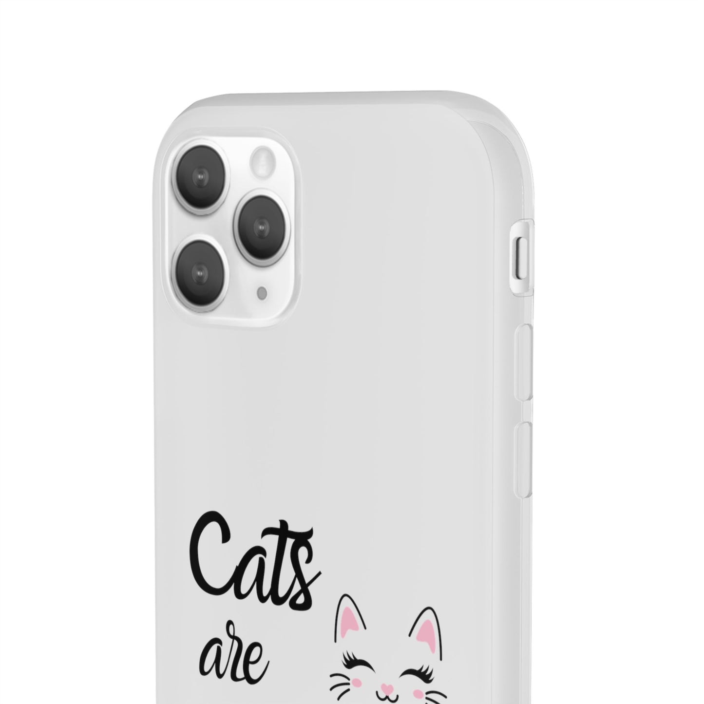 Flexi Phone Case with Cats are Fabulous print