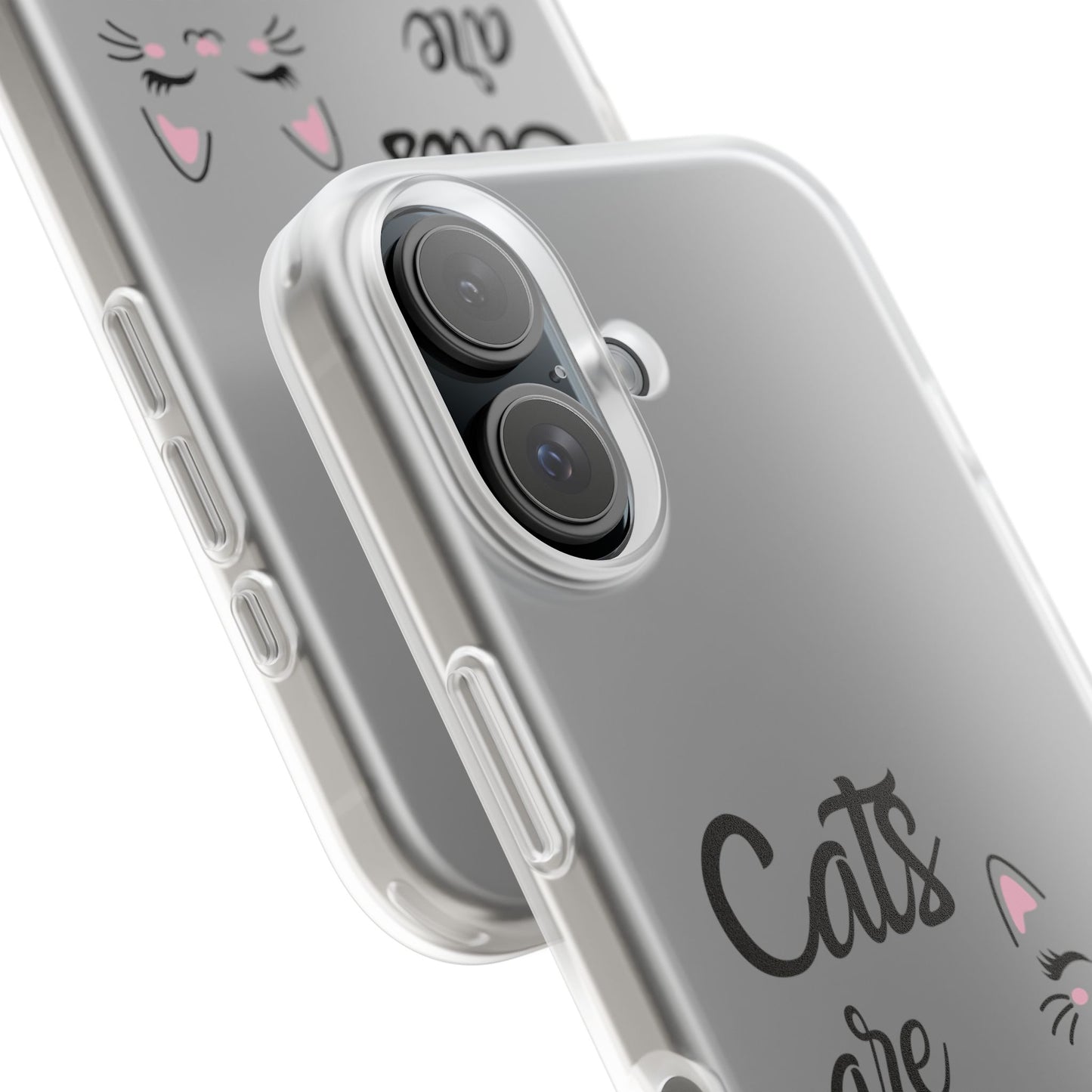 Flexi Phone Case with Cats are Fabulous print