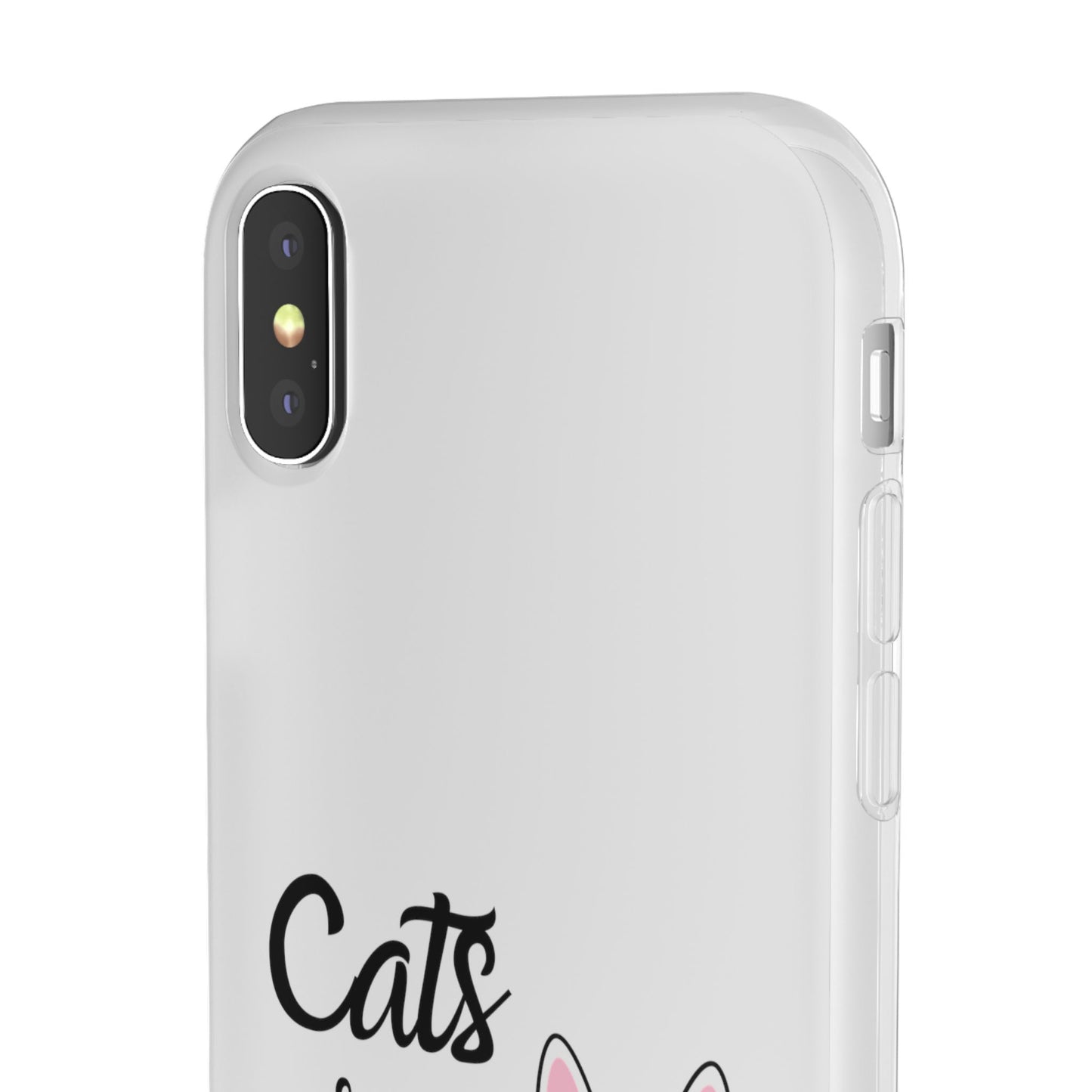 Flexi Phone Case with Cats are Fabulous print