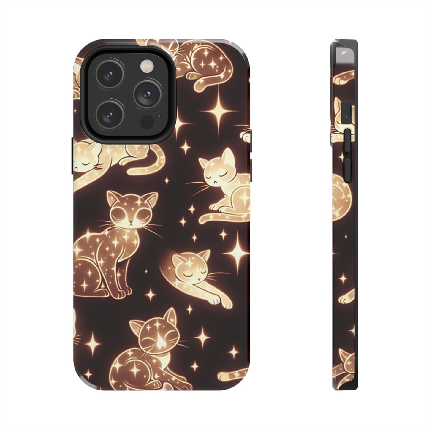 Gold Cats Phone Case