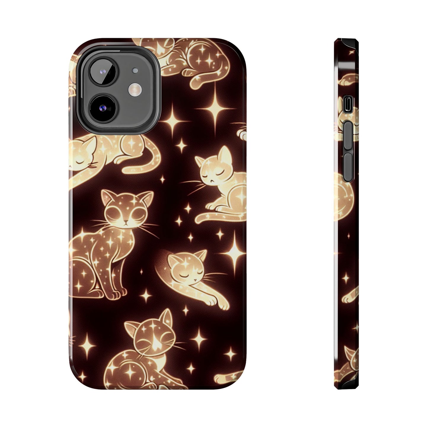 Gold Cats Phone Case