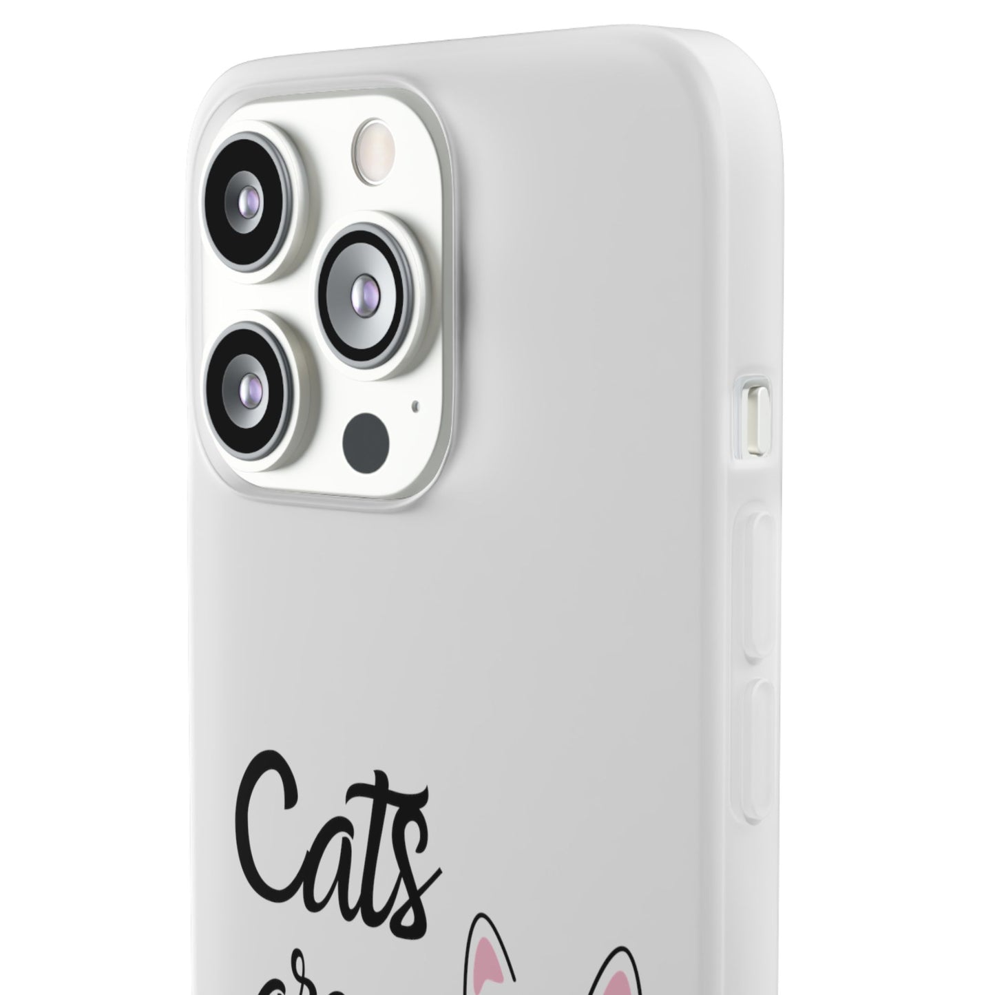 Flexi Phone Case with Cats are Fabulous print