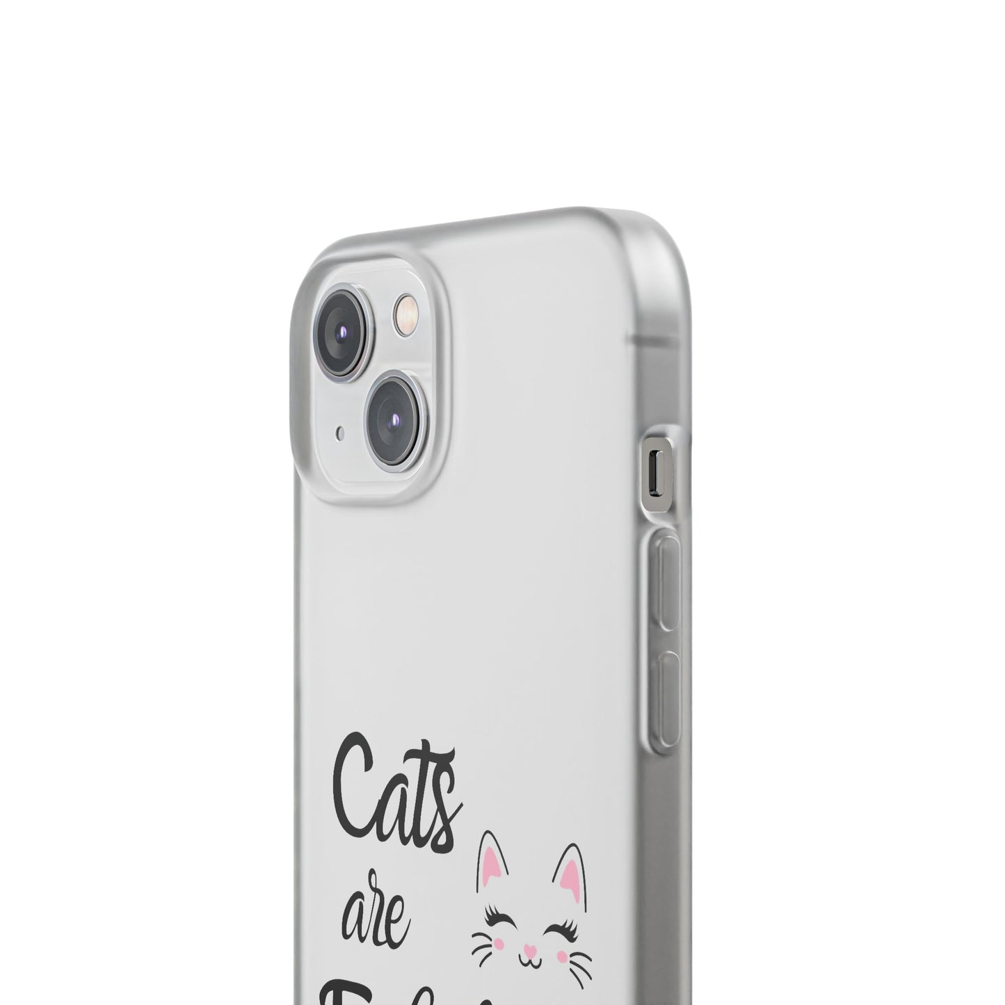 Flexi Phone Case with Cats are Fabulous print