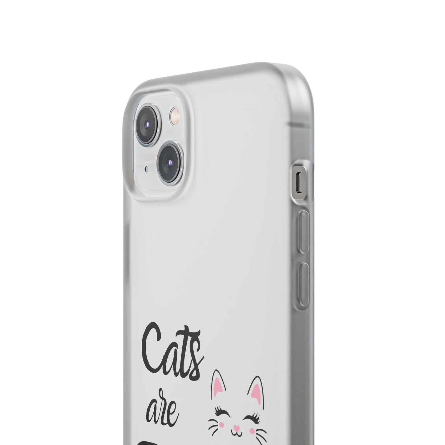 Flexi Phone Case with Cats are Fabulous print