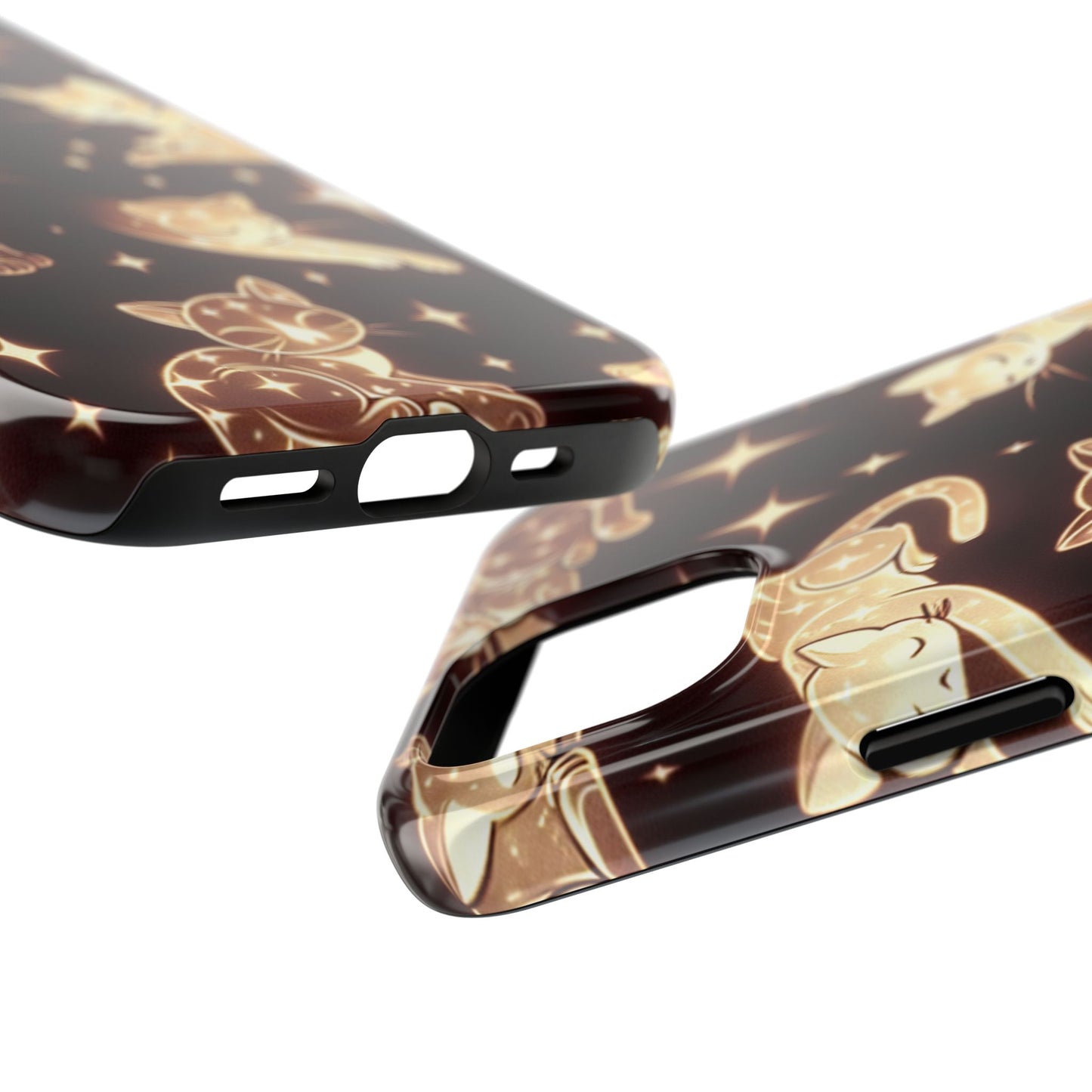 Gold Cats Phone Case