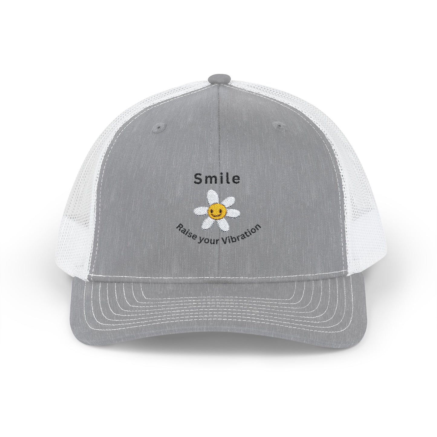 Embroidered Snapback Trucker Cap – Smile Raise Your Vibration