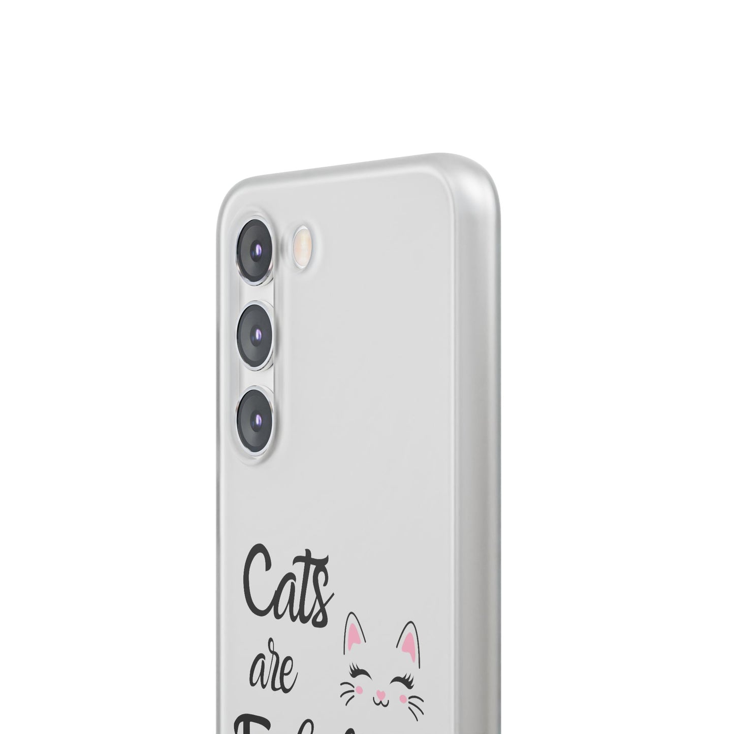 Flexi Phone Case with Cats are Fabulous print