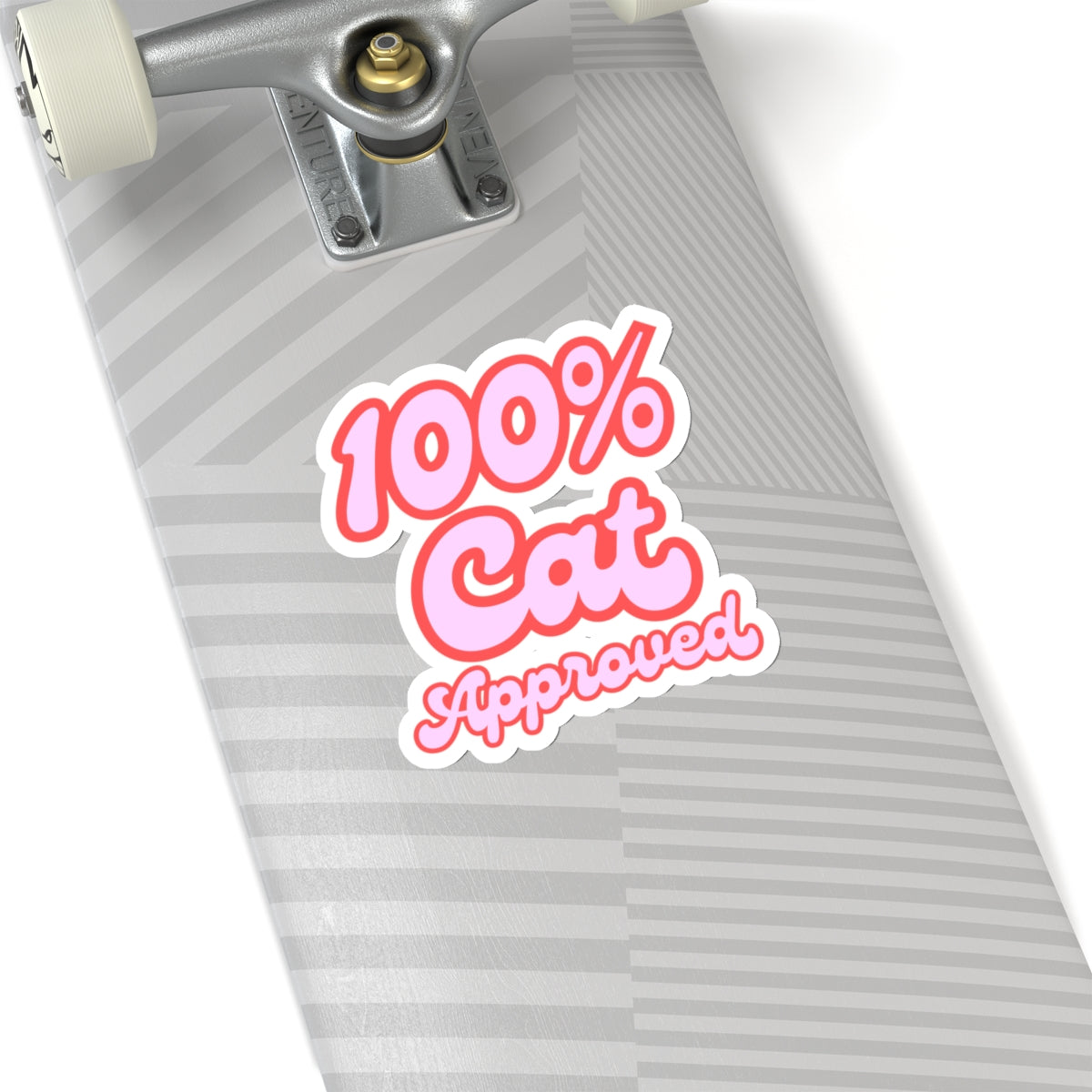 100% Cat Approved Kiss-Cut Sticker