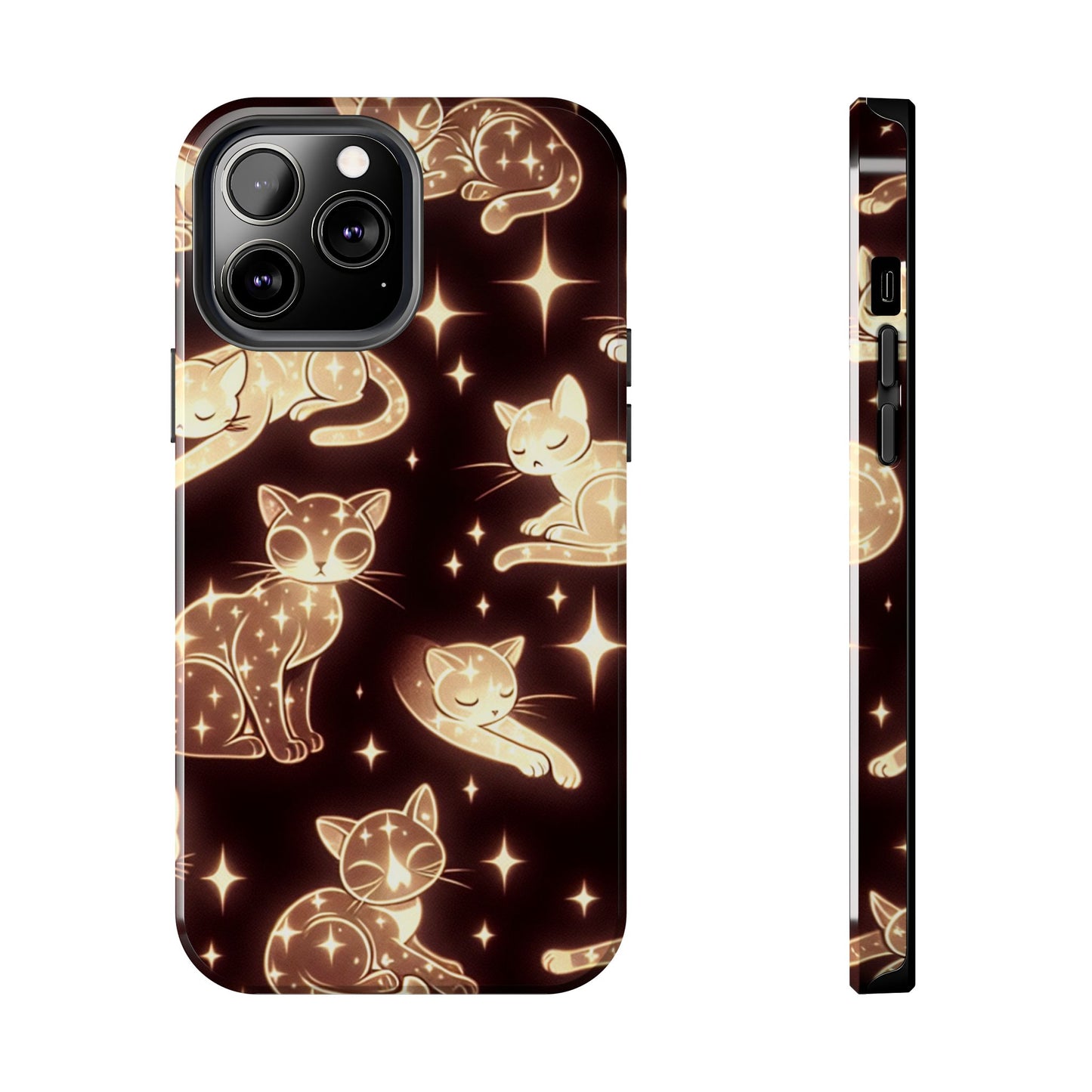 Gold Cats Phone Case