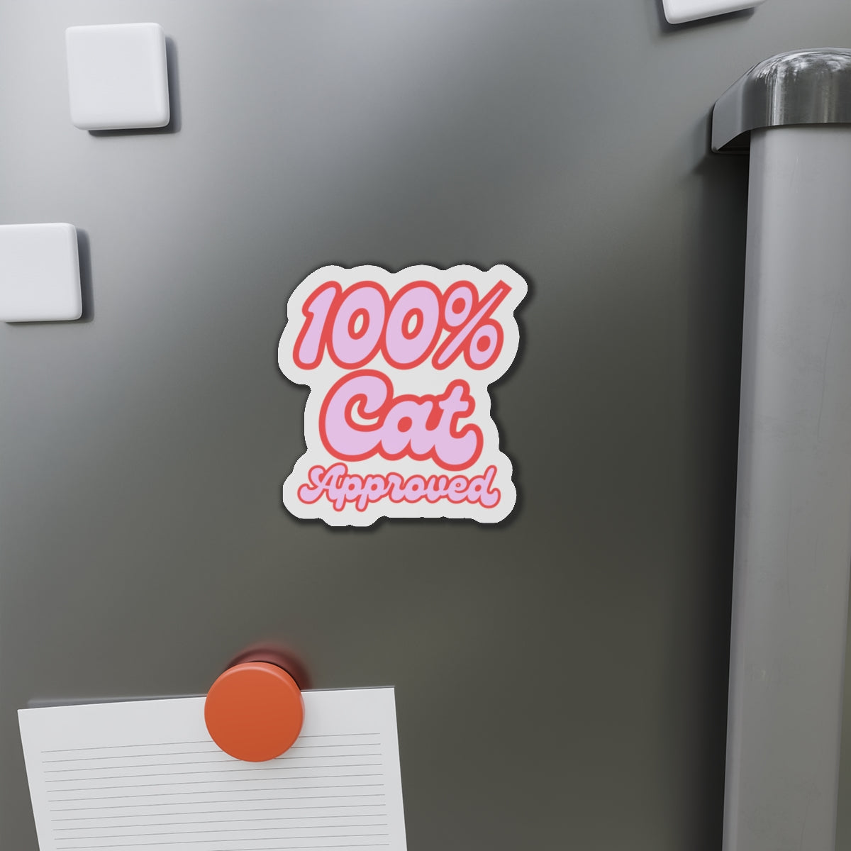 Die-Cut Printed Magnet - 100% Cat Approved