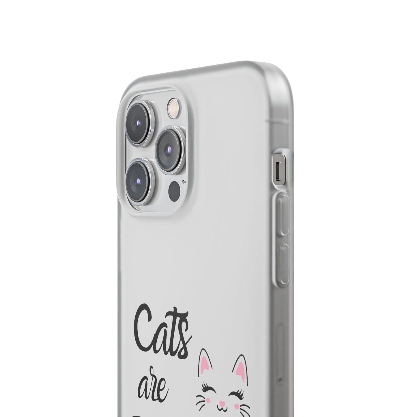 Flexi Phone Case with Cats are Fabulous print