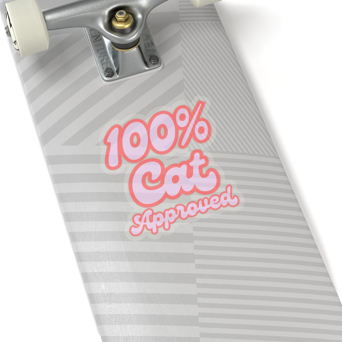 100% Cat Approved Kiss-Cut Sticker