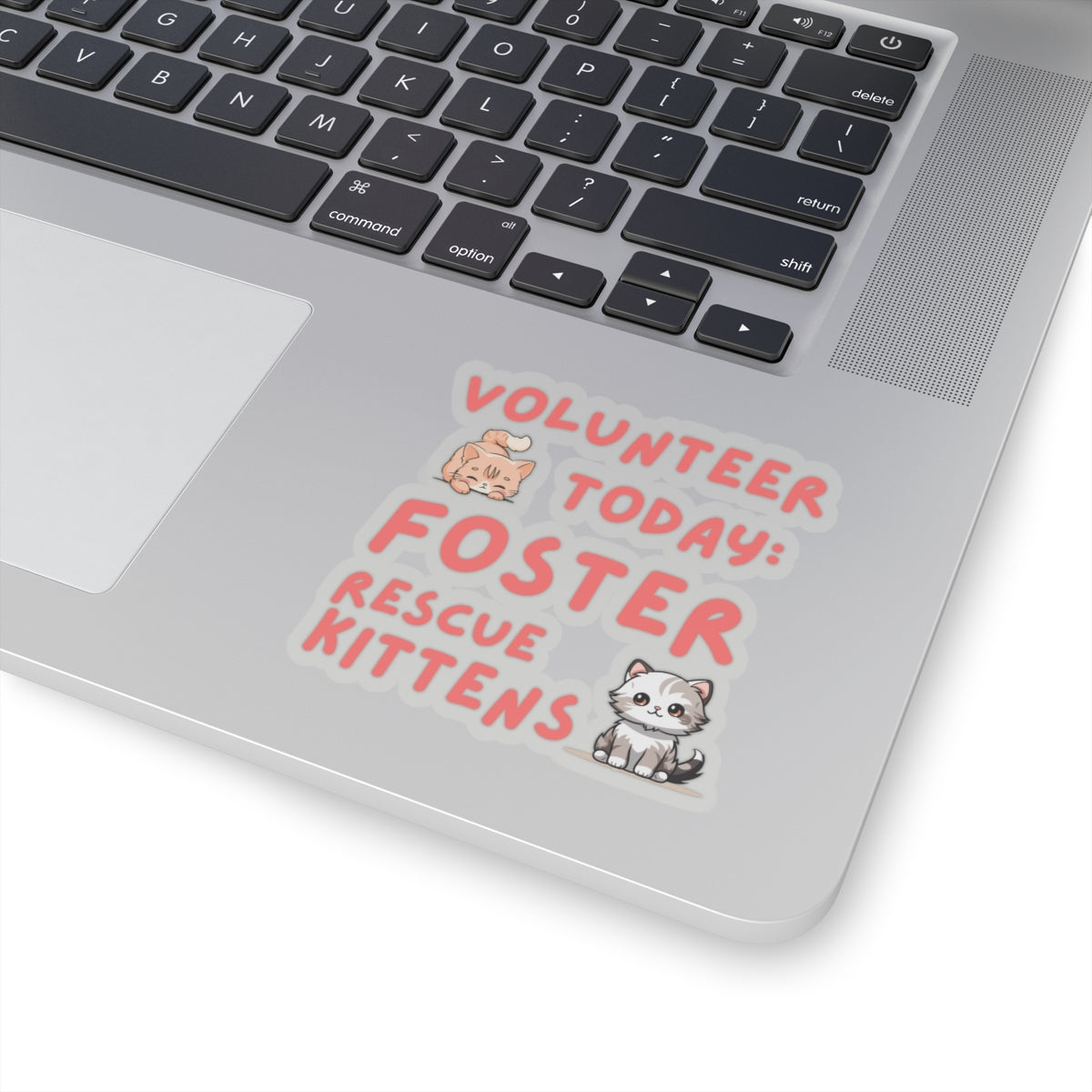 Foster Rescue Kittens Kiss-Cut Sticker