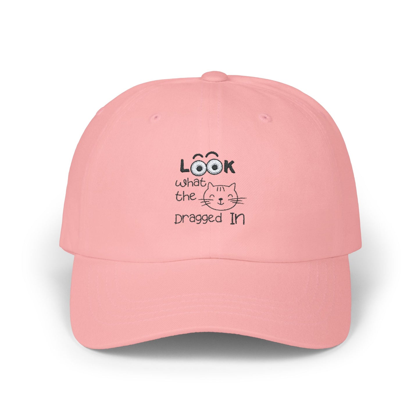 Embroidered Classic Dad Cap – Look What The Cat Dragged In