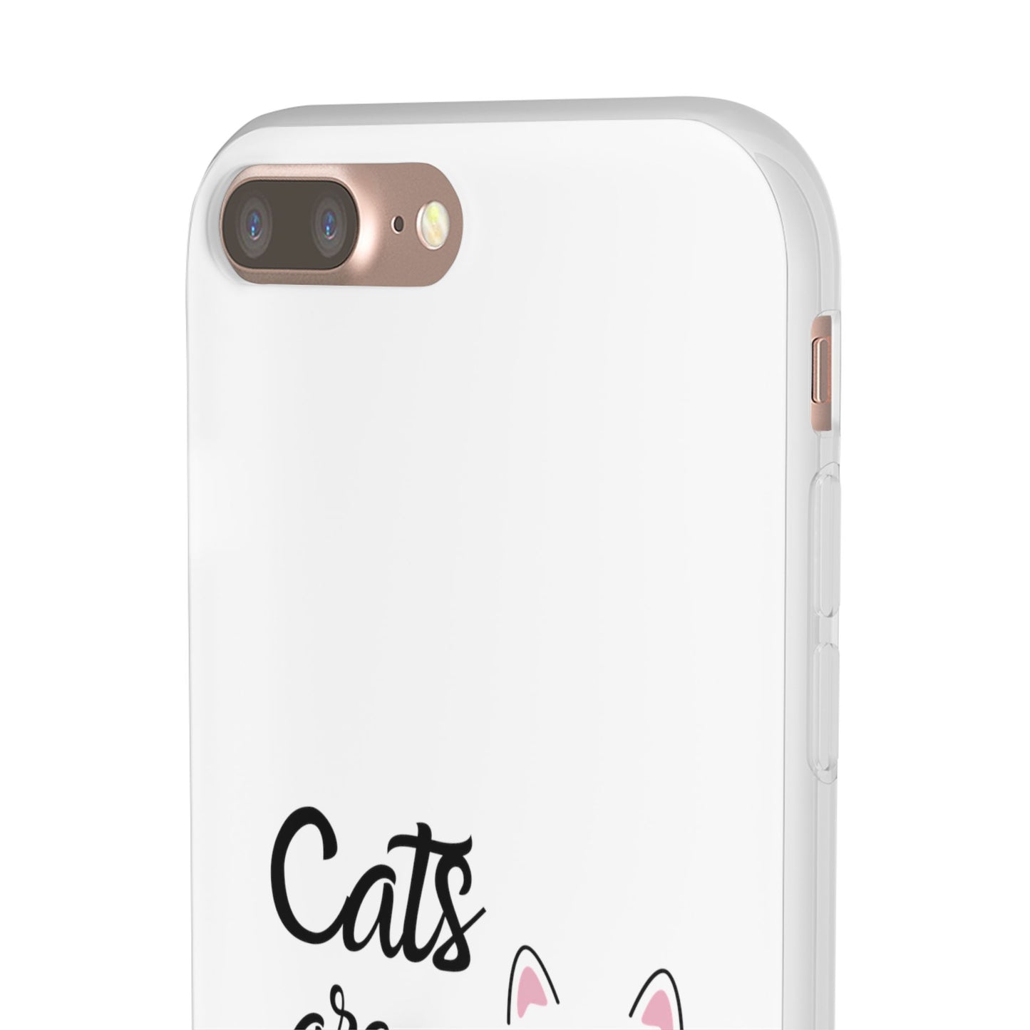 Flexi Phone Case with Cats are Fabulous print