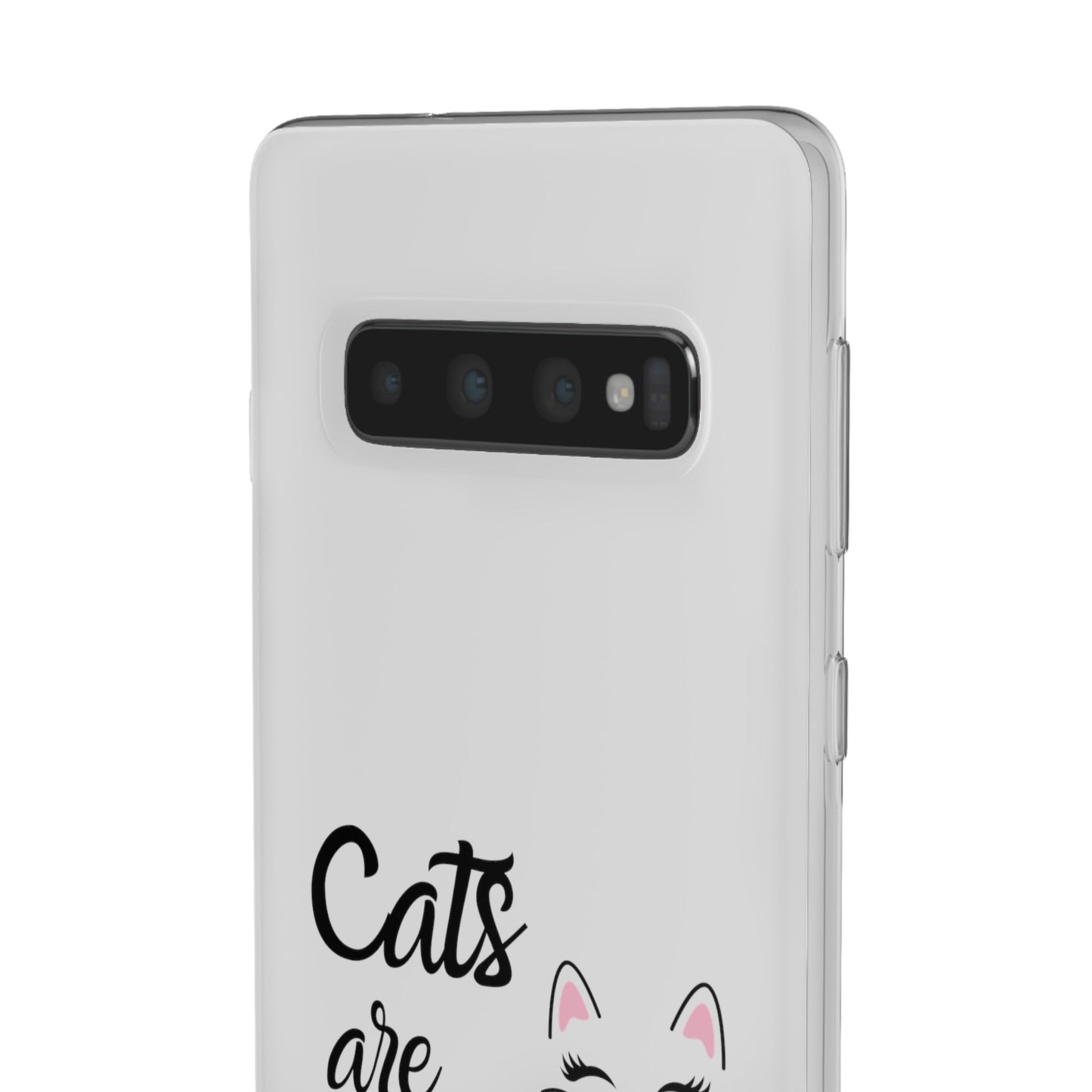 Flexi Phone Case with Cats are Fabulous print